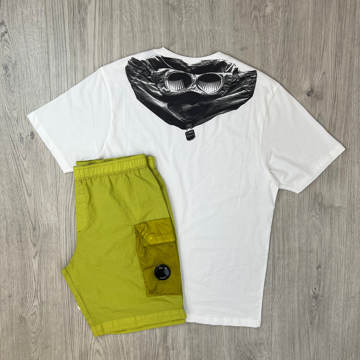 CP Company Holiday Set - White/Cress Green