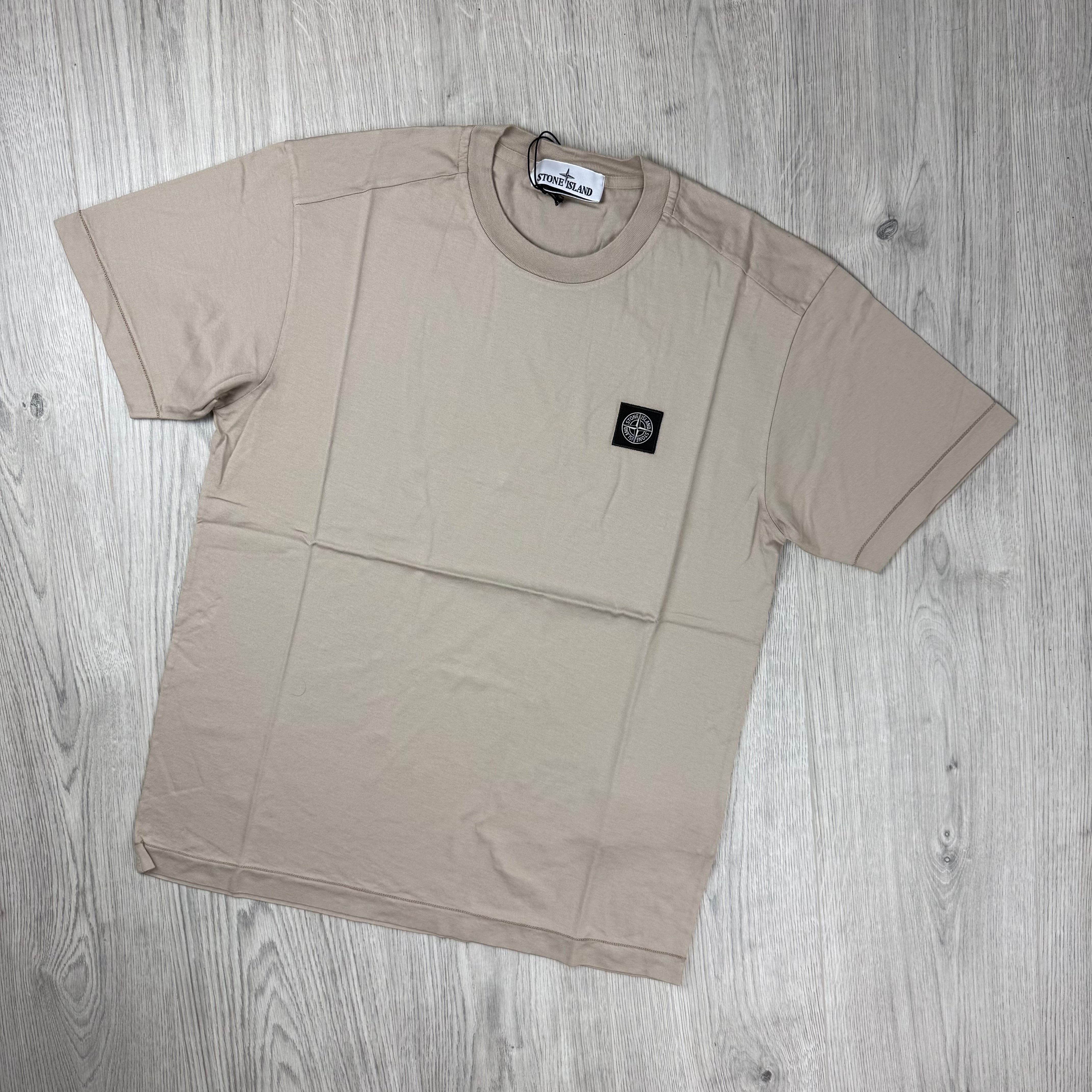 Stone Island Patch T-Shirt - Desert
