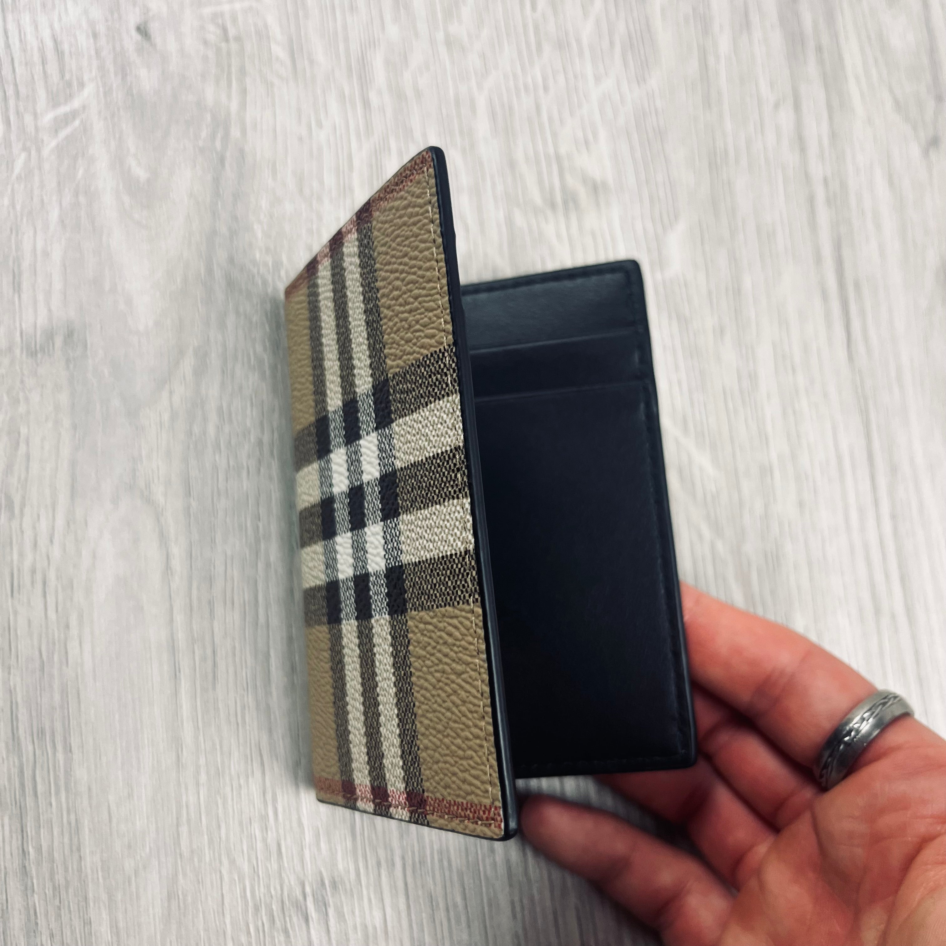 Burberry Bifold Wallet - Beige