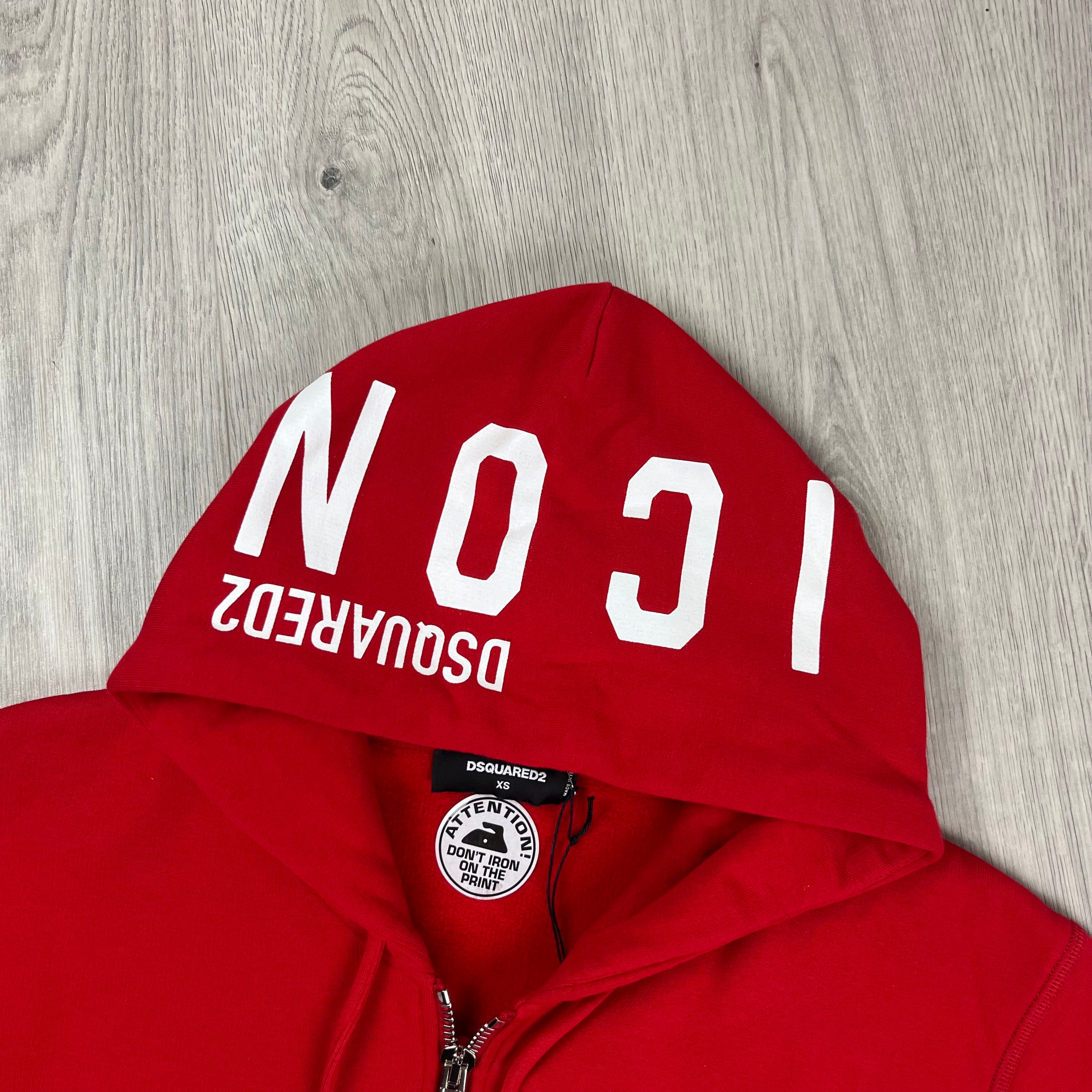 DSQUARED2 ICON Hoodie - Red