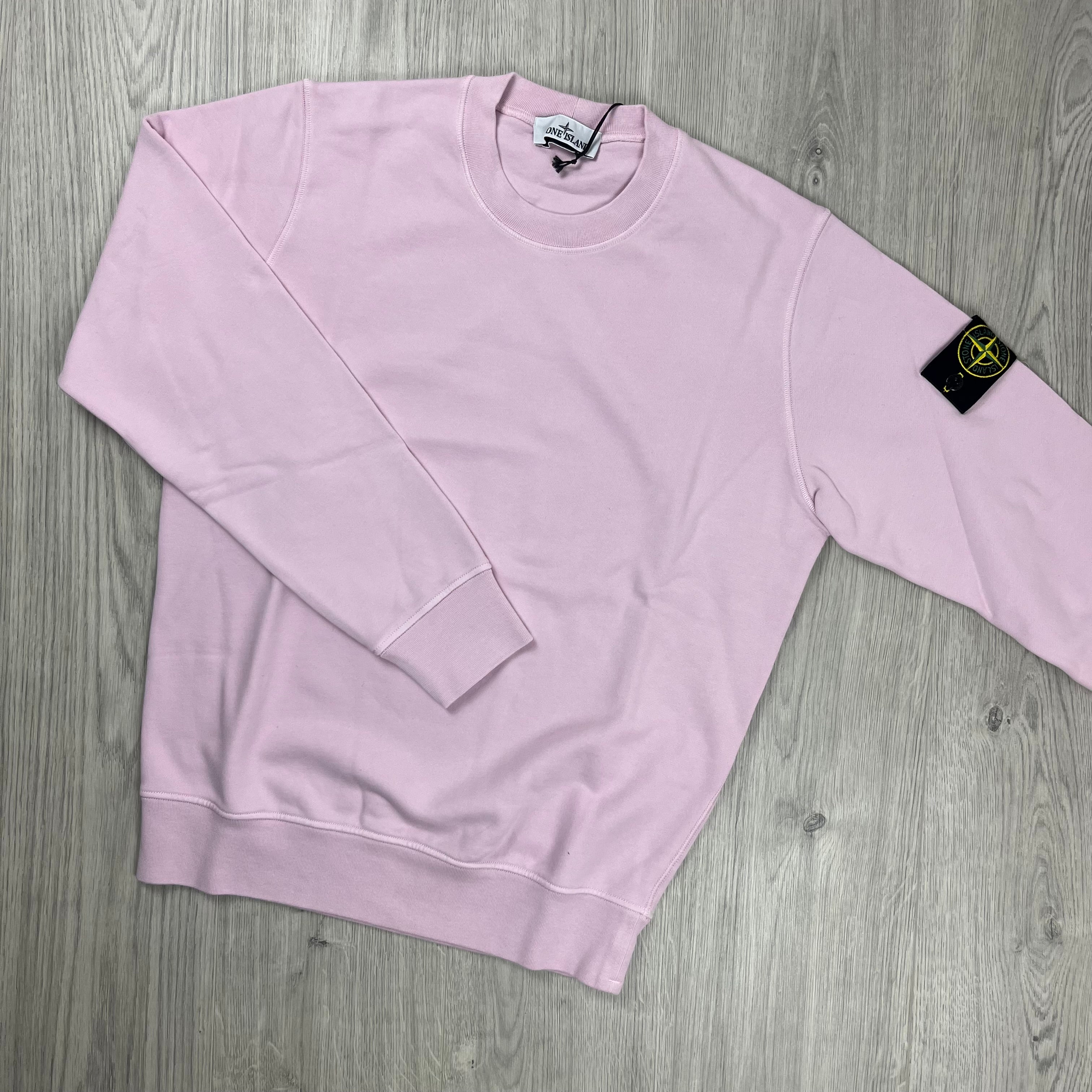 Stone Island Dyed Sweatshirt - Pink