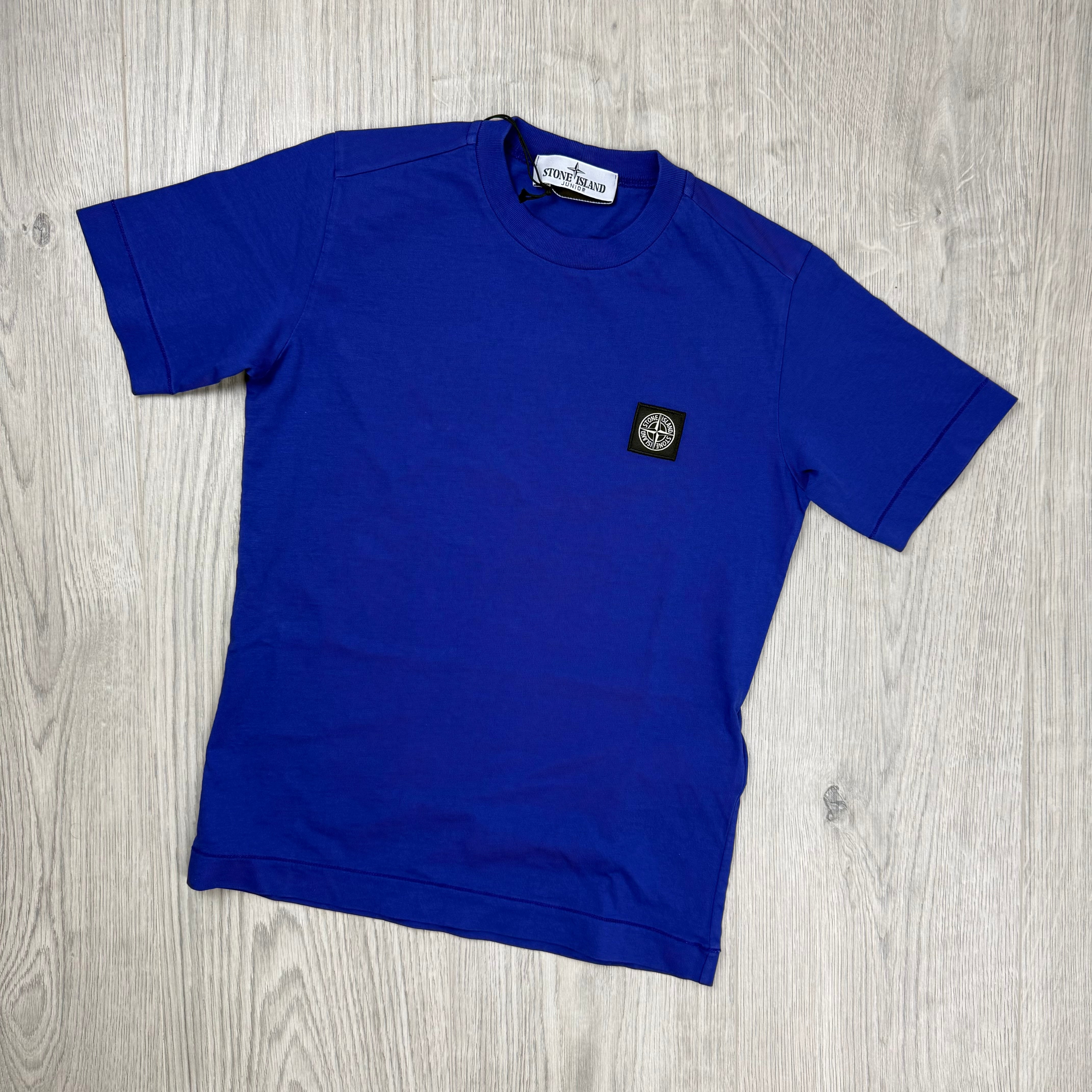 Stone Island Junior Patch T-Shirt - Bluette