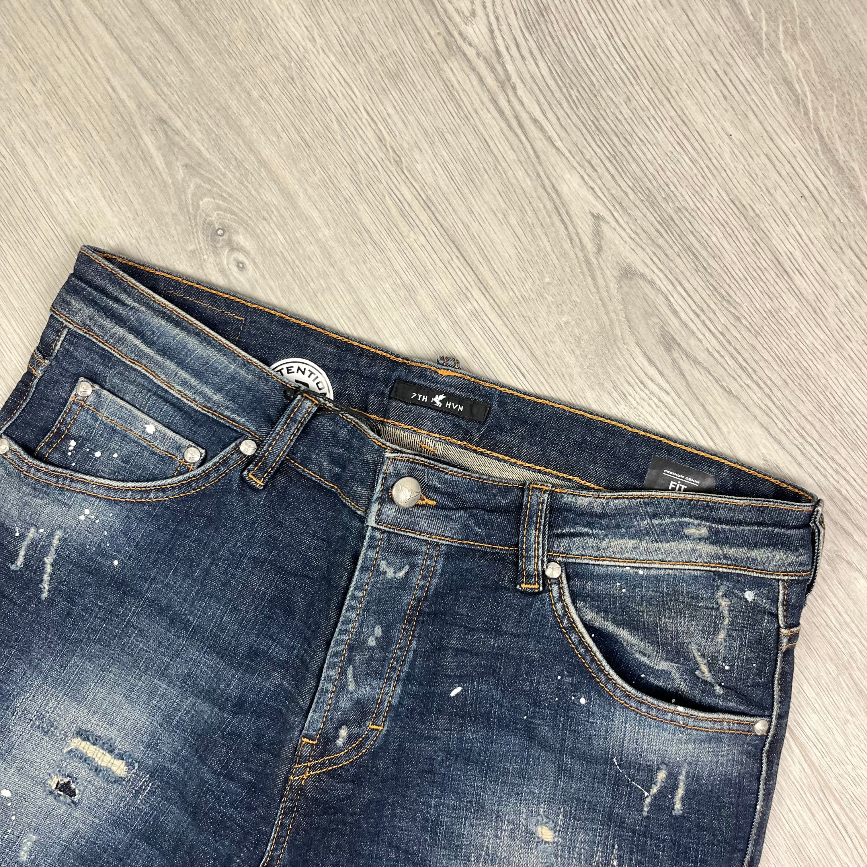 7TH HVN Slim Jeans - Blue