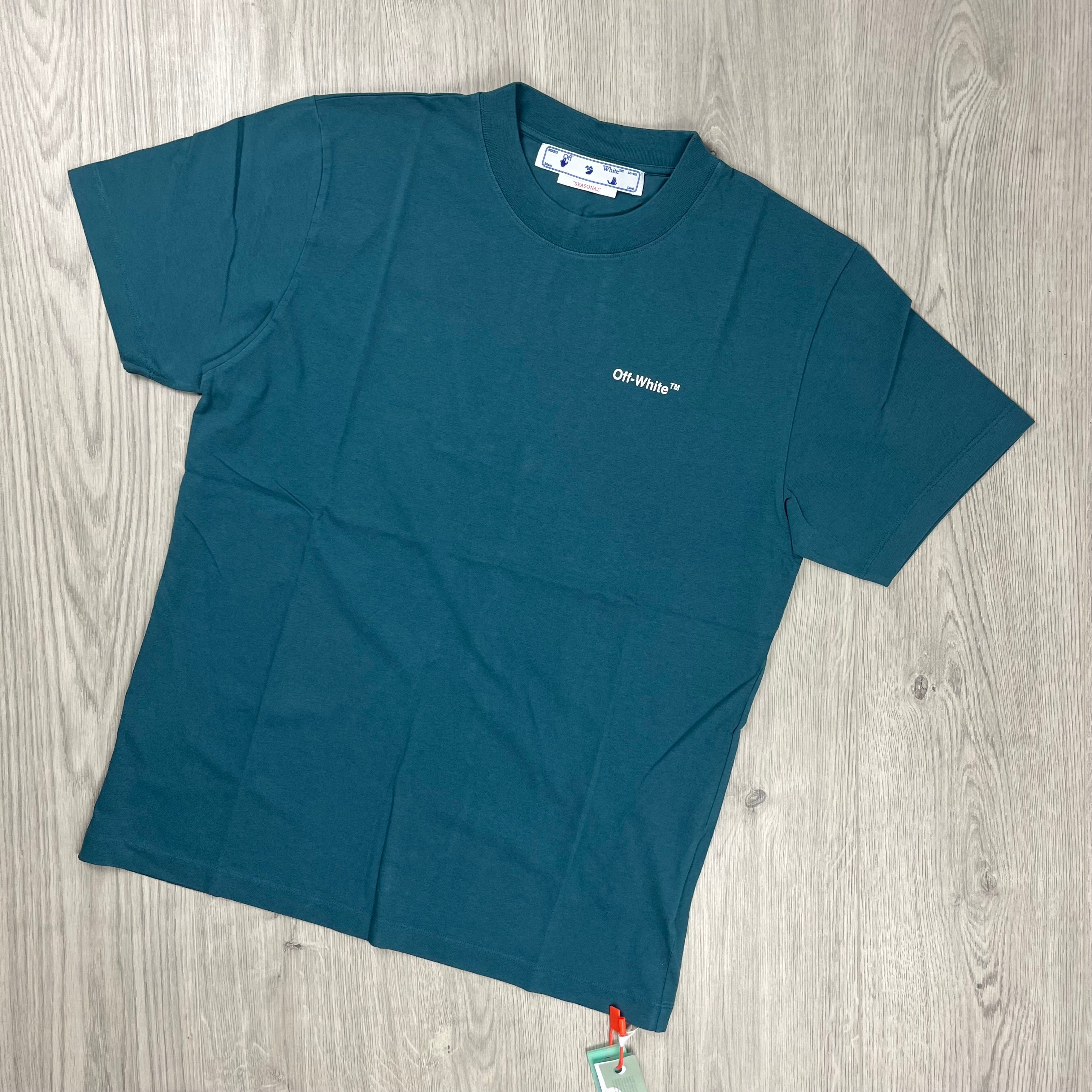 Off-White Chain T-Shirt - Duck Green