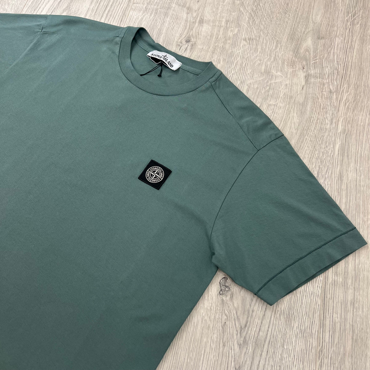 Stone Island Patch T-Shirt - Ocean Green
