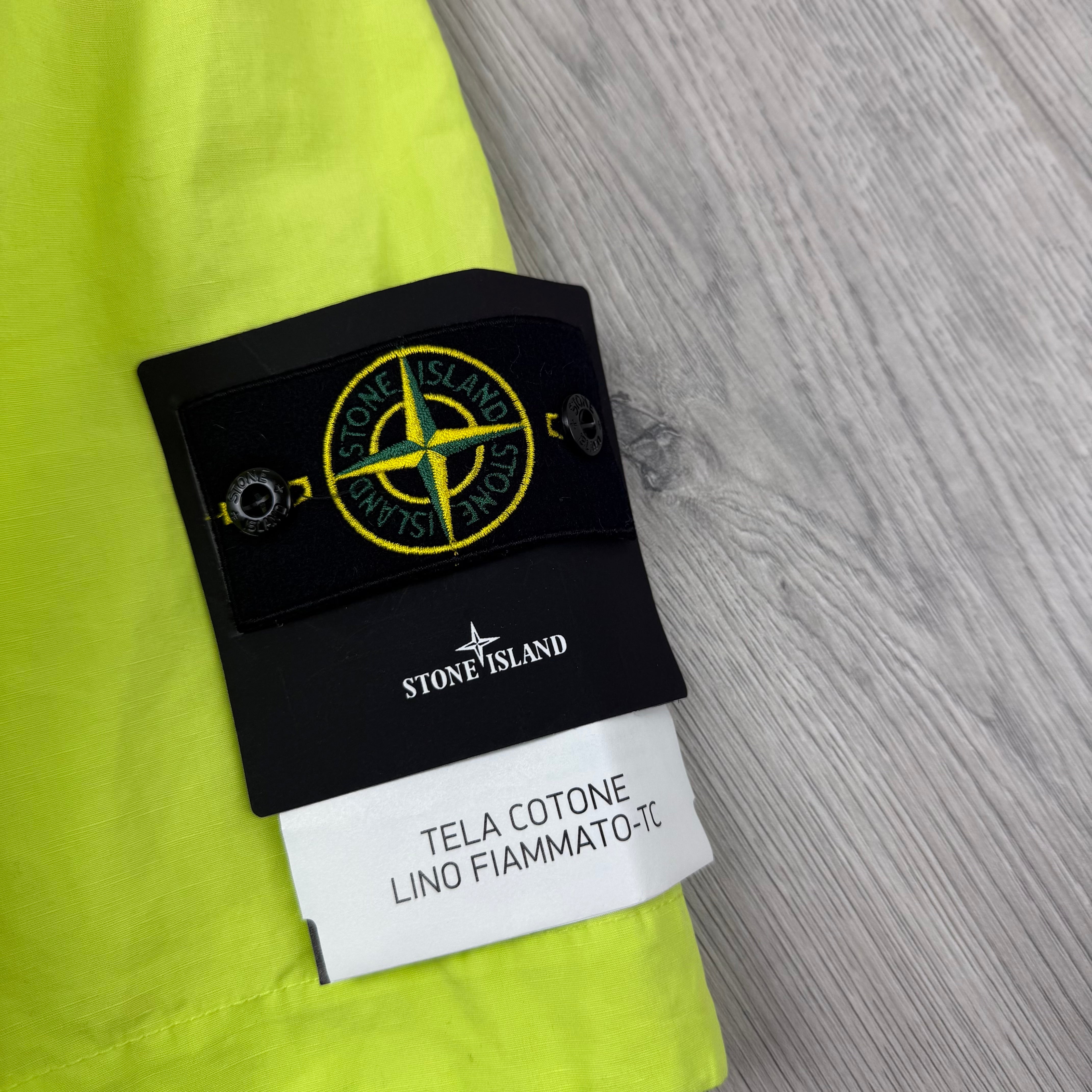 Stone Island Tela Lino Shirt - Lemon