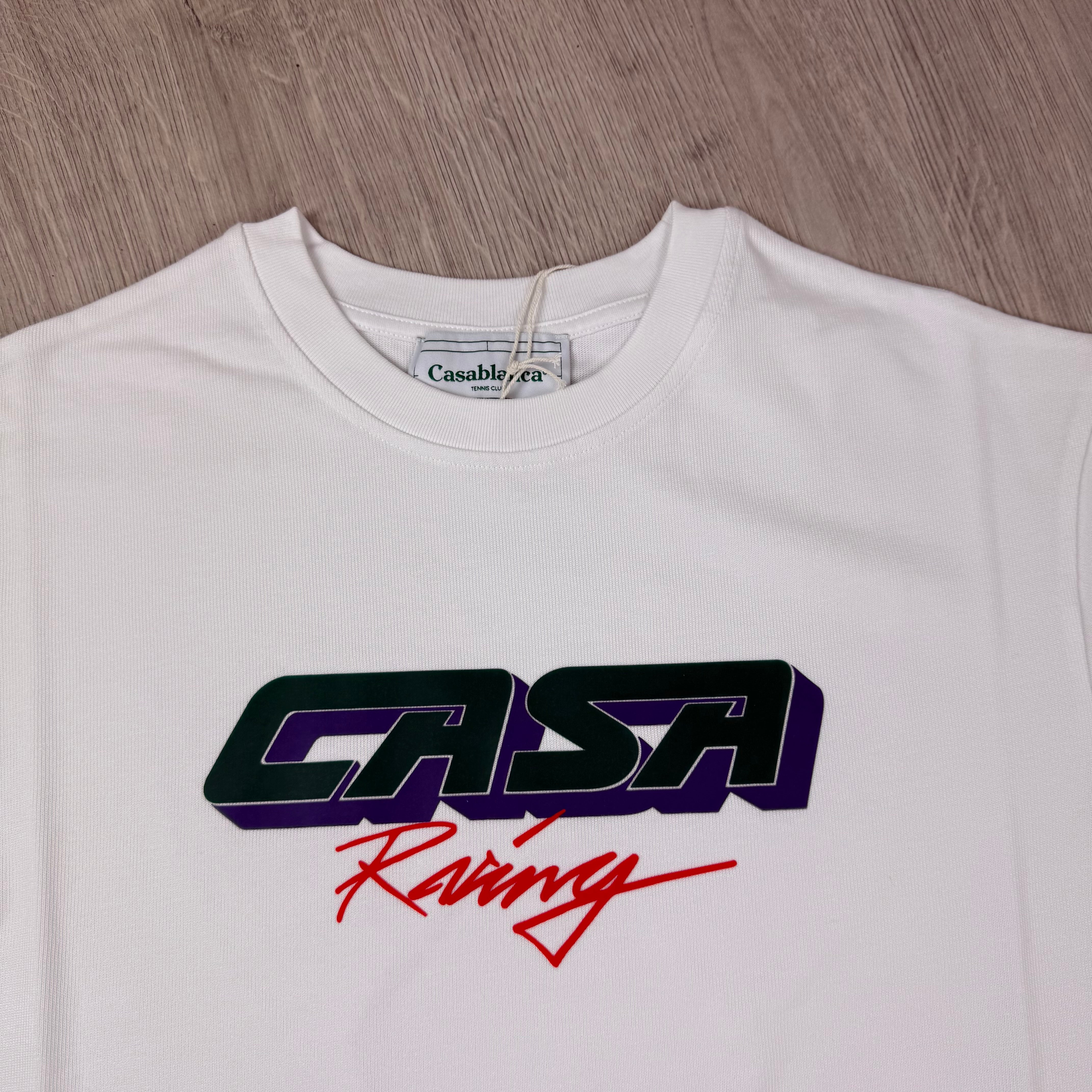 Casablanca 'Casa Racing' T-Shirt - White