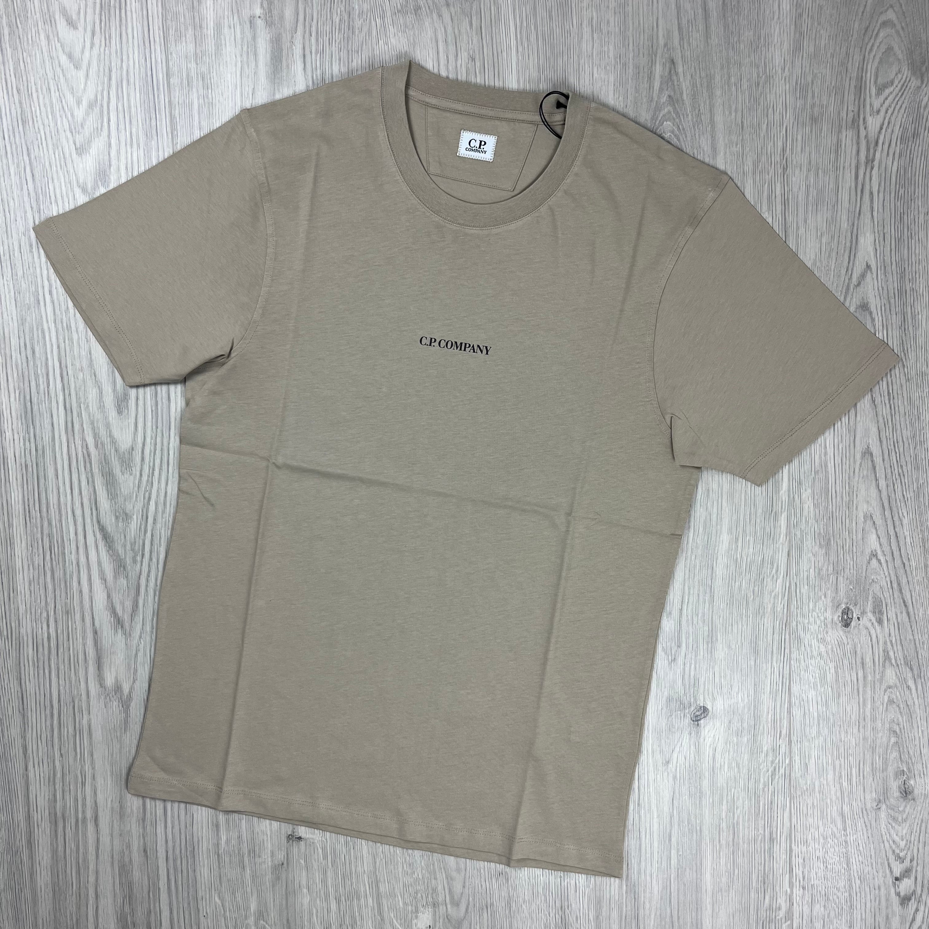 CP Company Printed T-Shirt - Tan