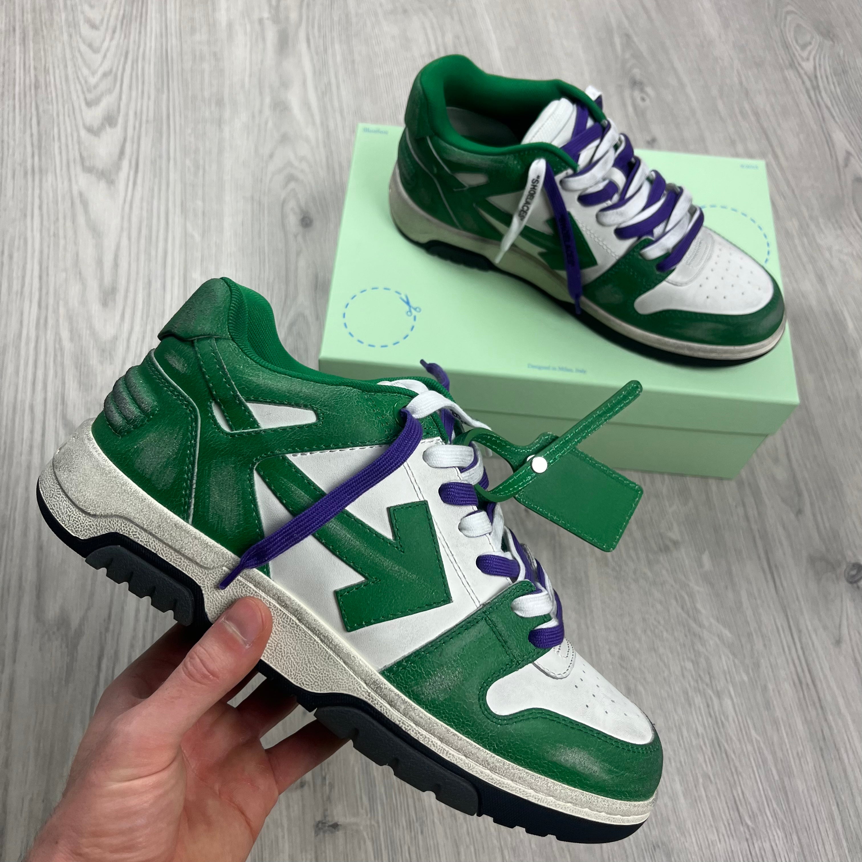 Off-White Out Of Office Sneakers - Green