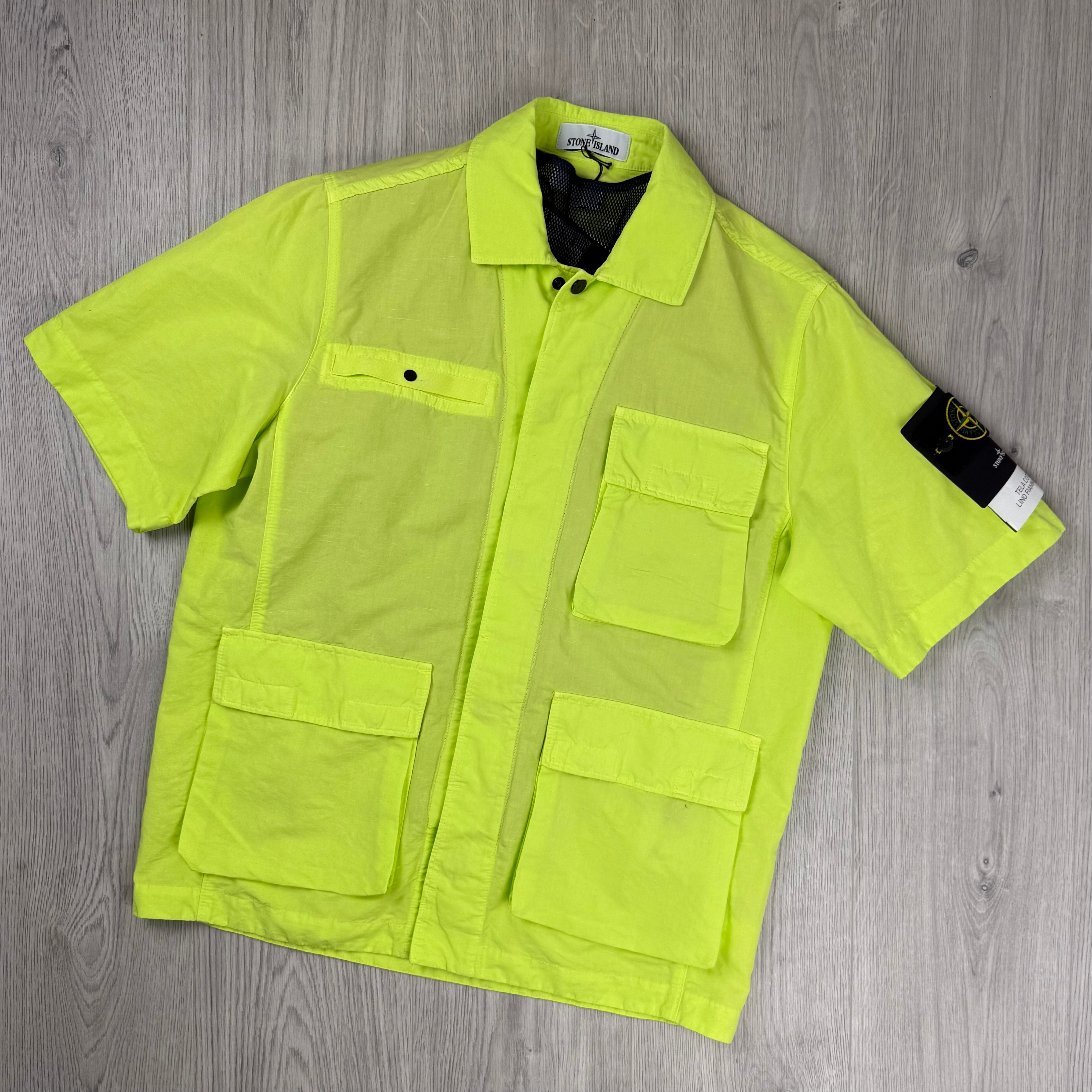 Stone Island Tela Lino Shirt - Lemon