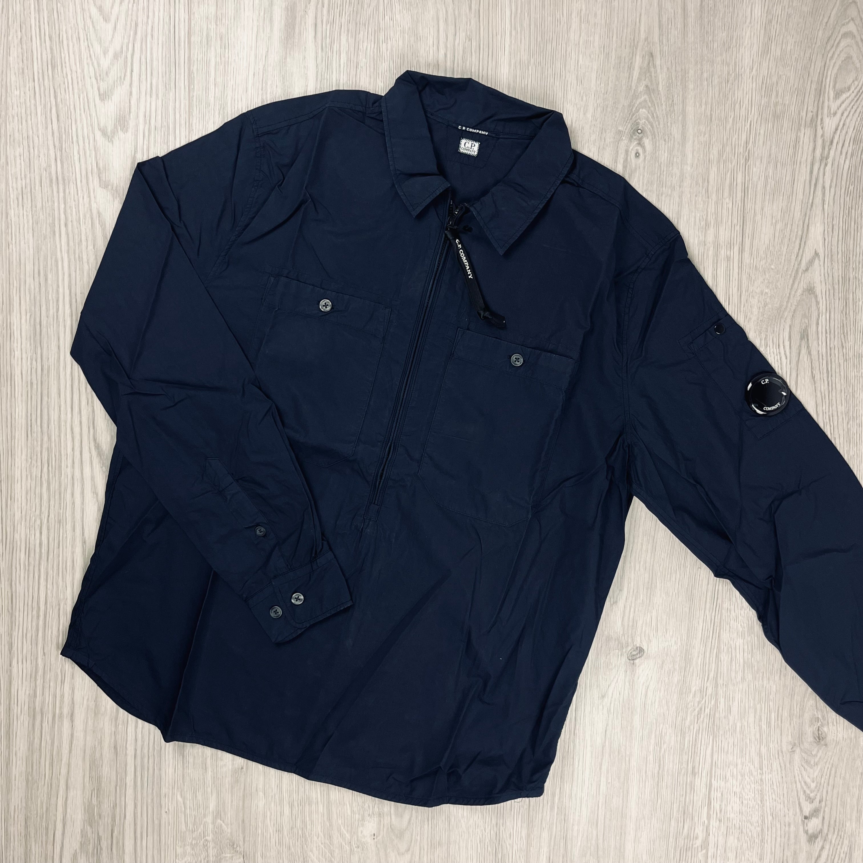 CP Company Zip Smock - Navy