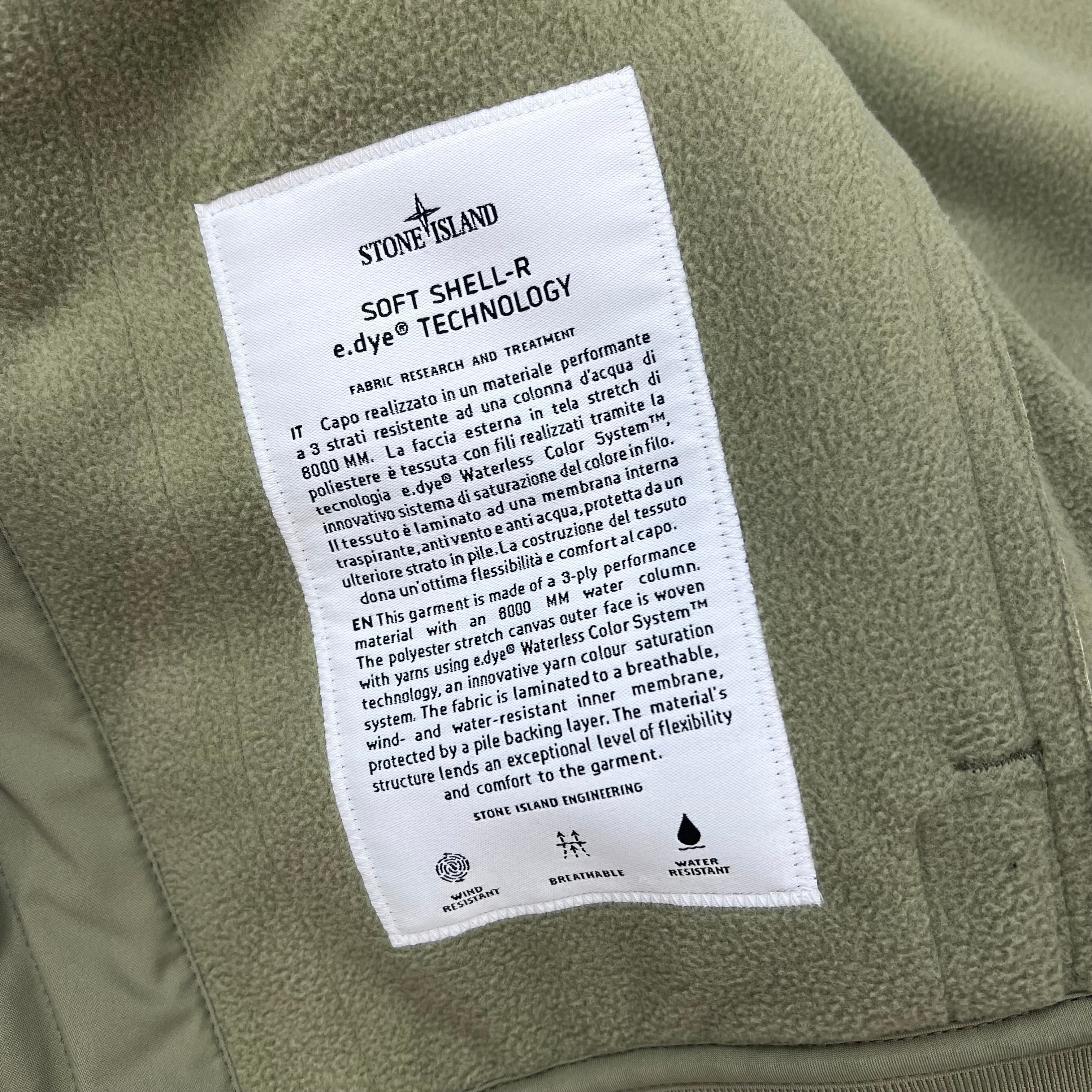 Stone Island Shell Jacket - Laurel Green
