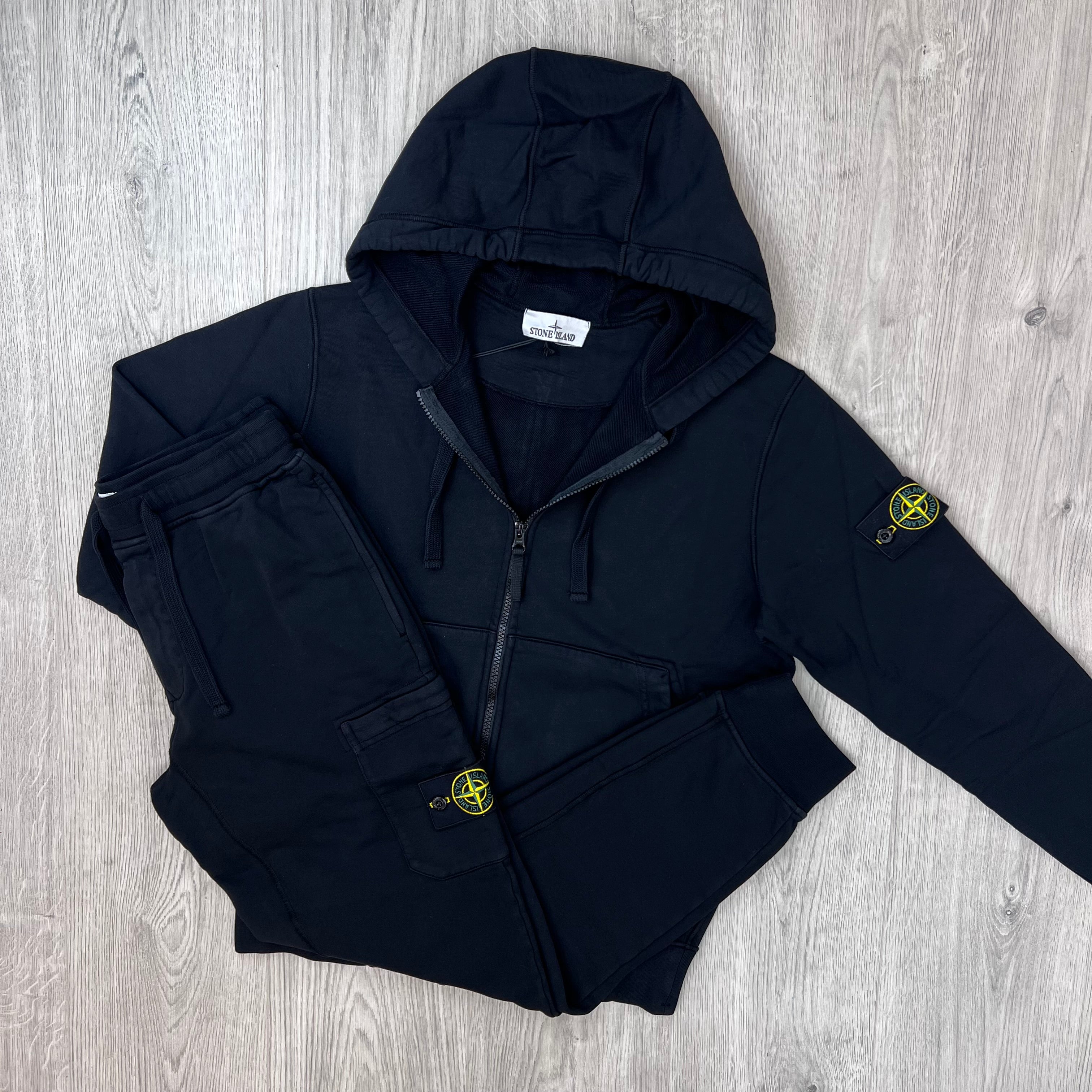 Stone Island Tracksuit - Black