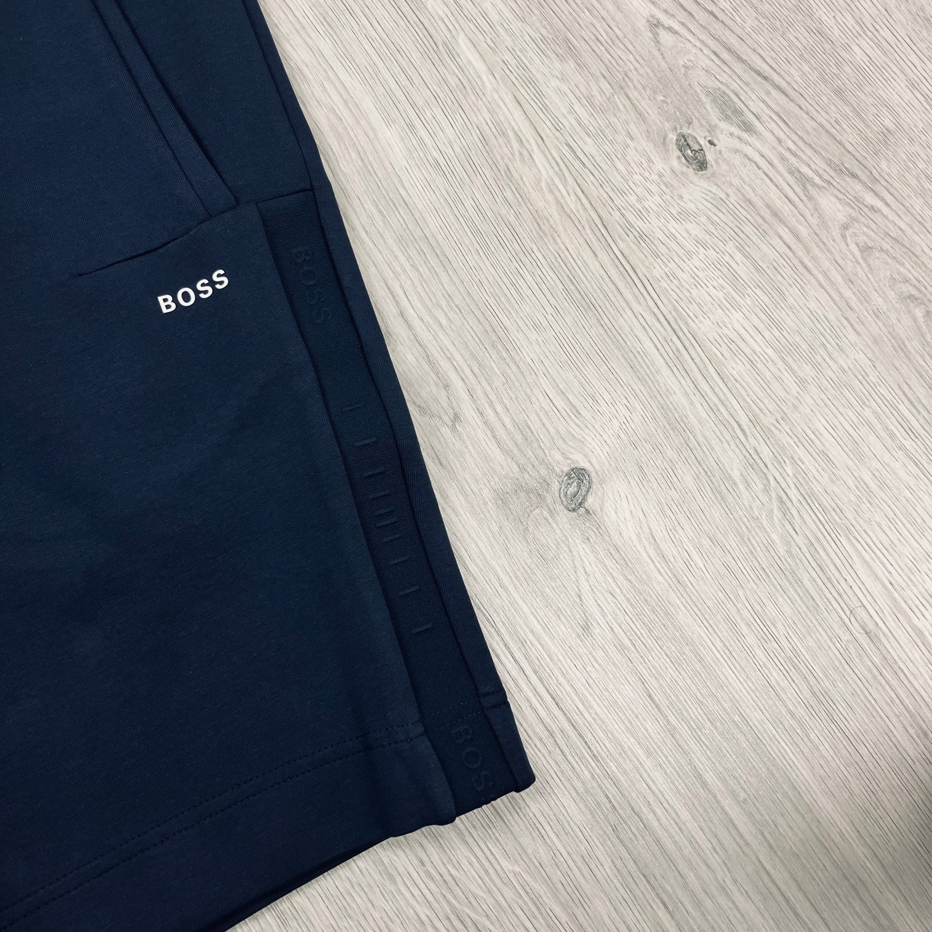 Hugo Boss Jersey Shorts - Navy