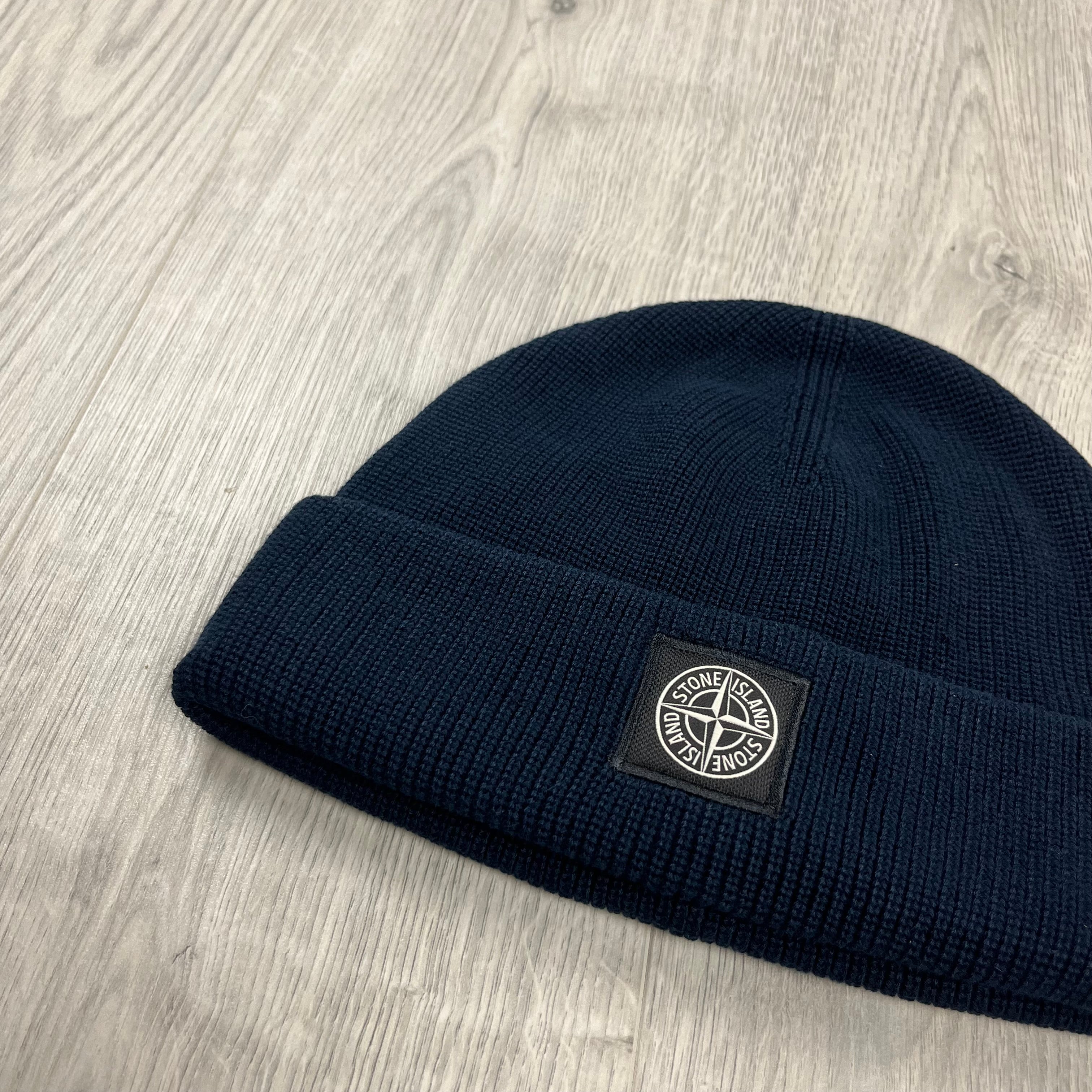 Stone Island Beanie - Navy