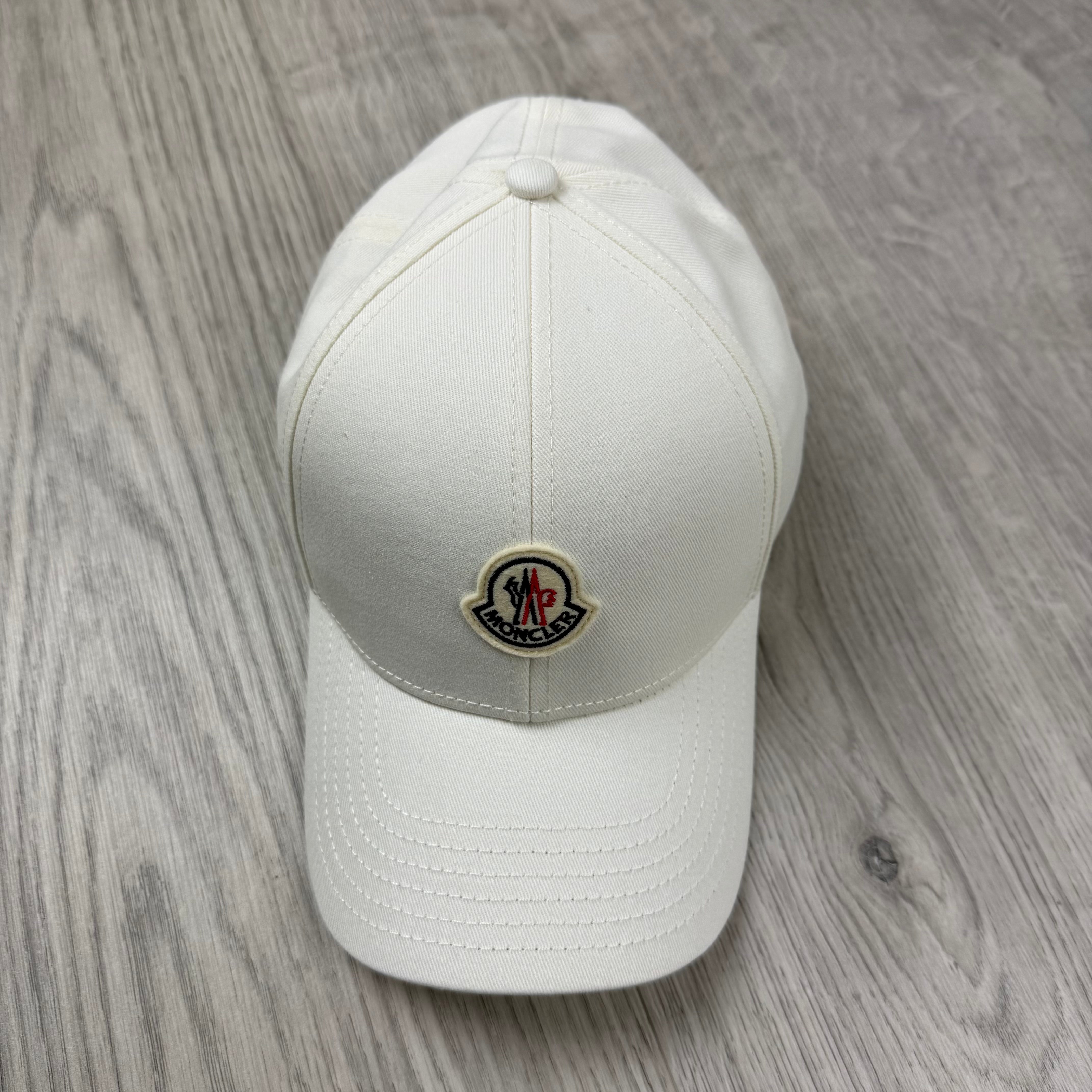 Moncler Baseball Cap - White