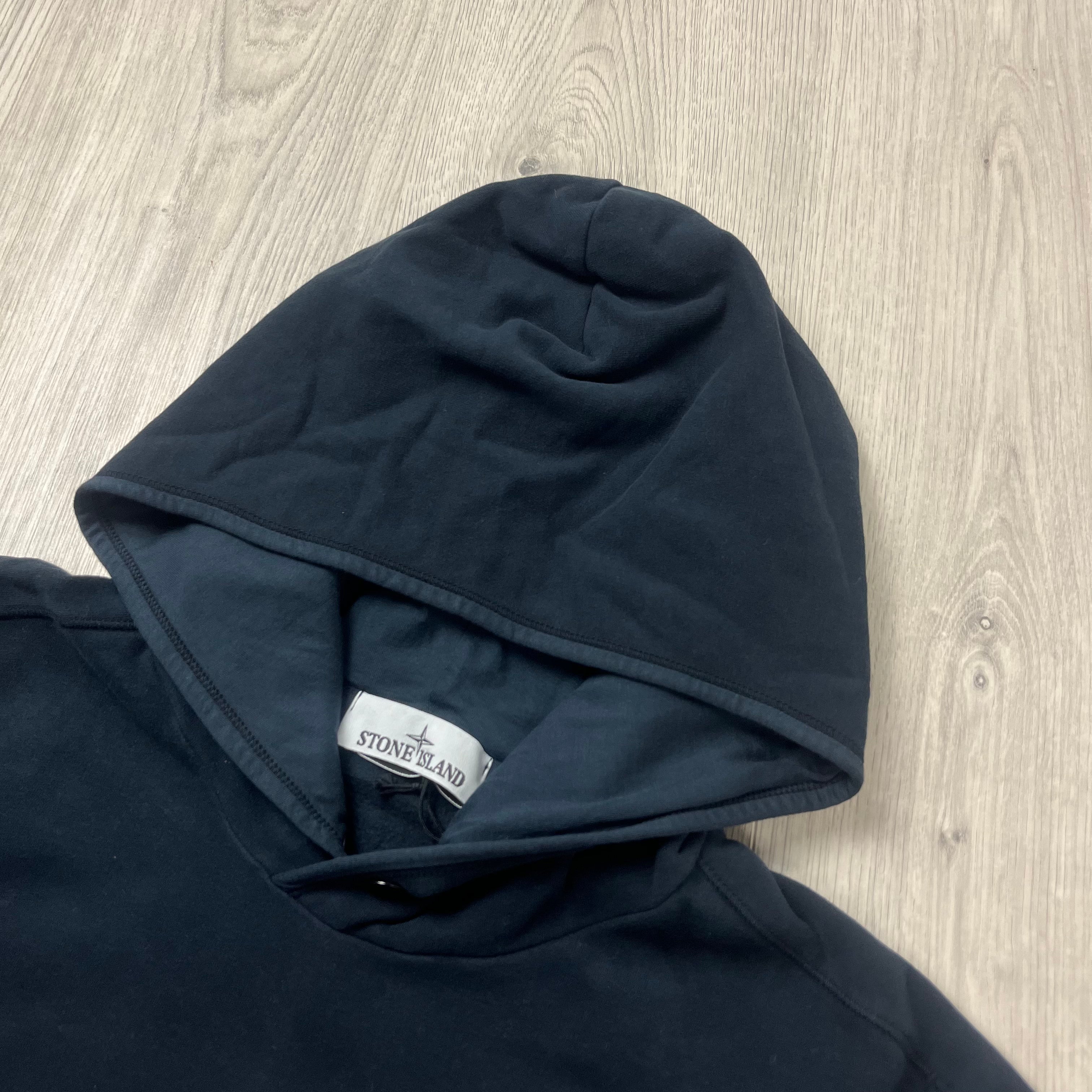 Stone Island Dyed Hoodie - Navy