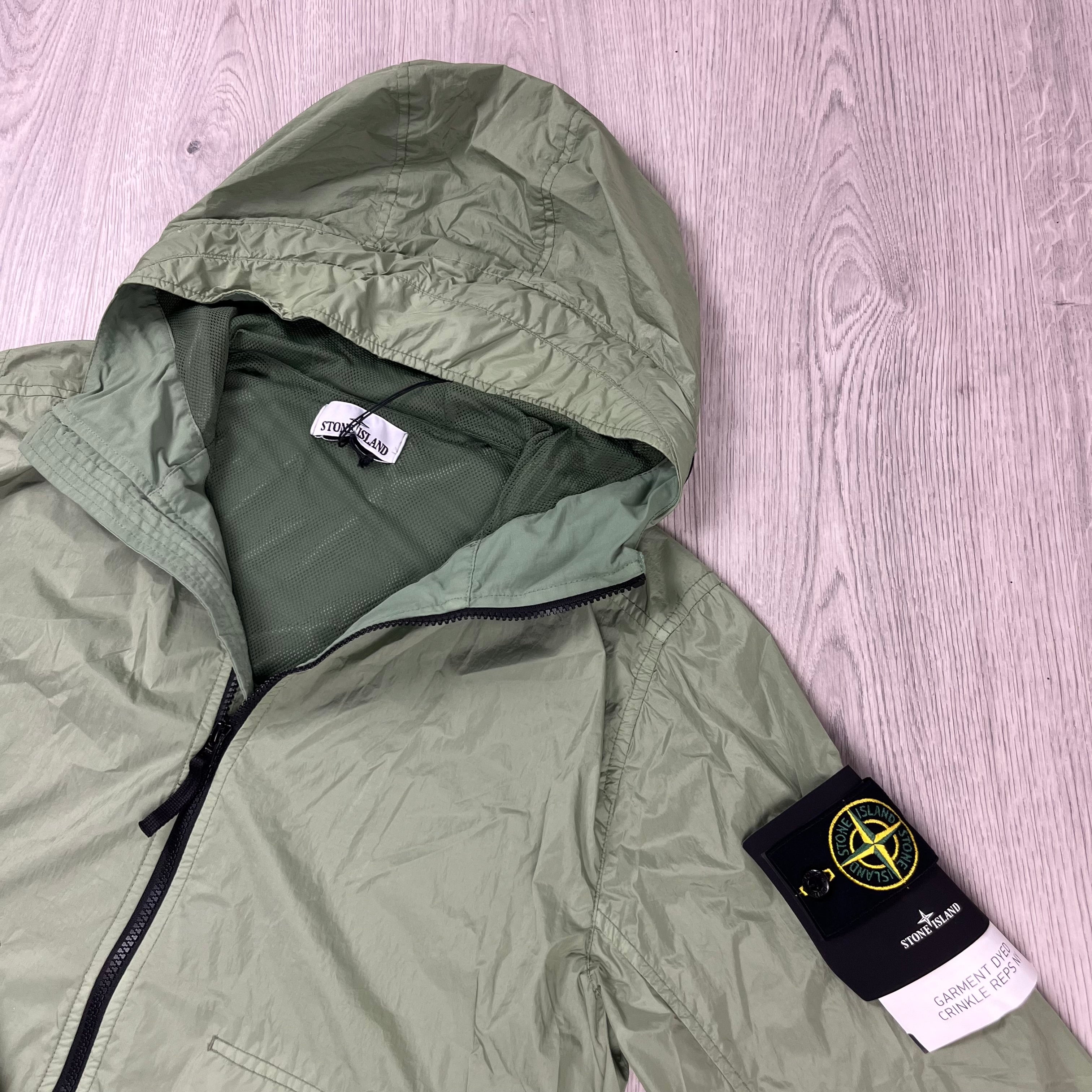 Stone Island Crinkle Reps Jacket - Sage Green