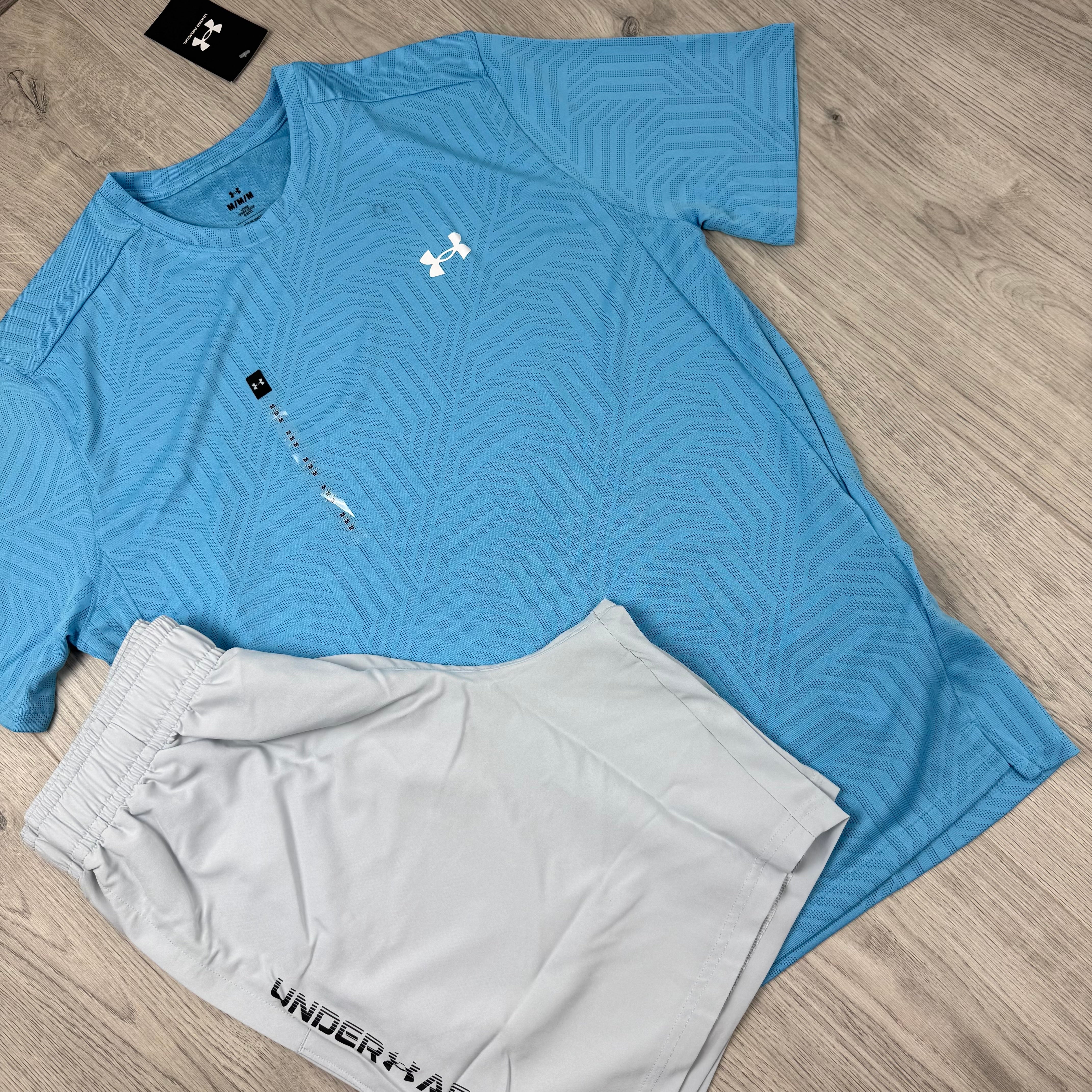 Under Armour Set - Ether Blue/Halo Grey