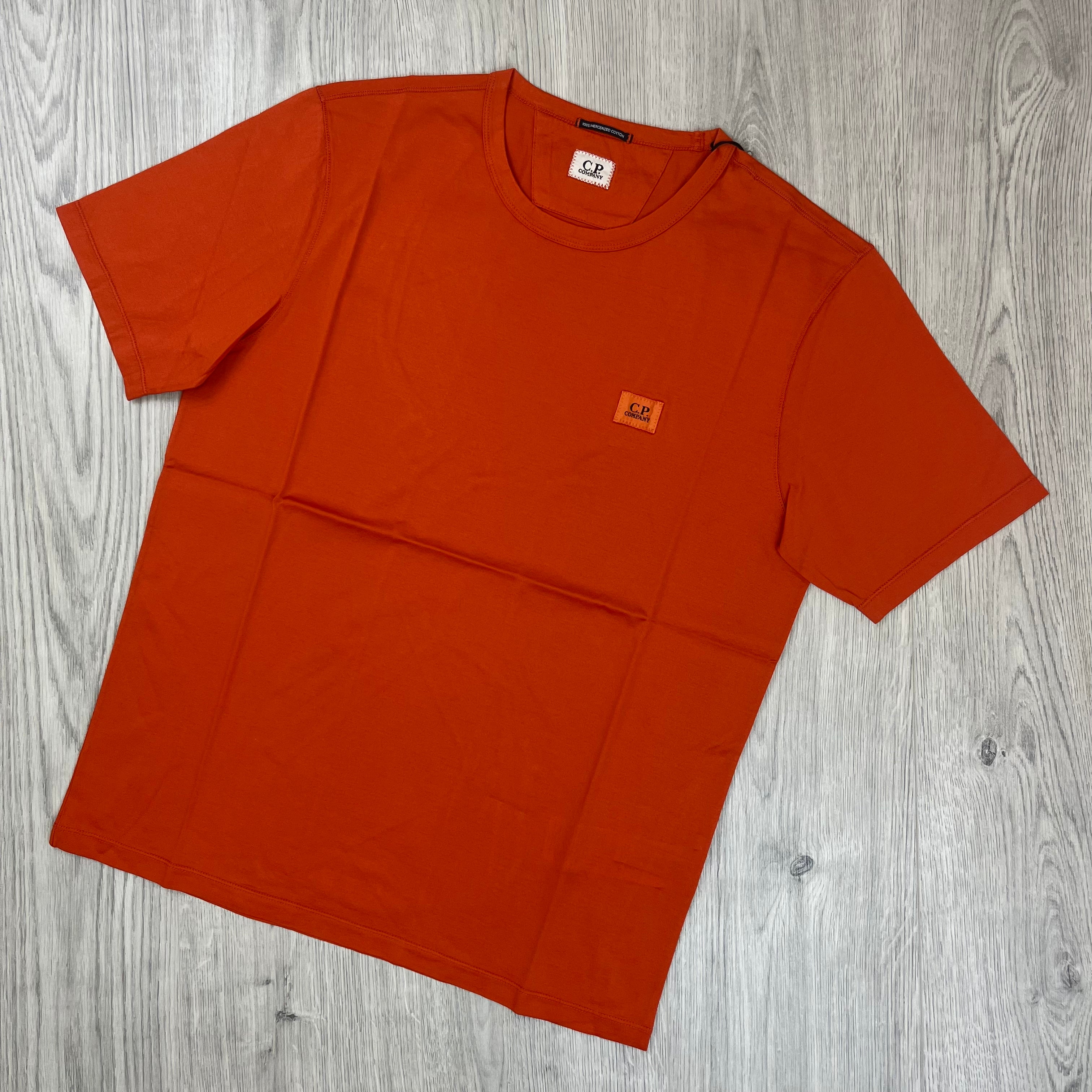 CP Company Patch T-shirt - Pumpkin