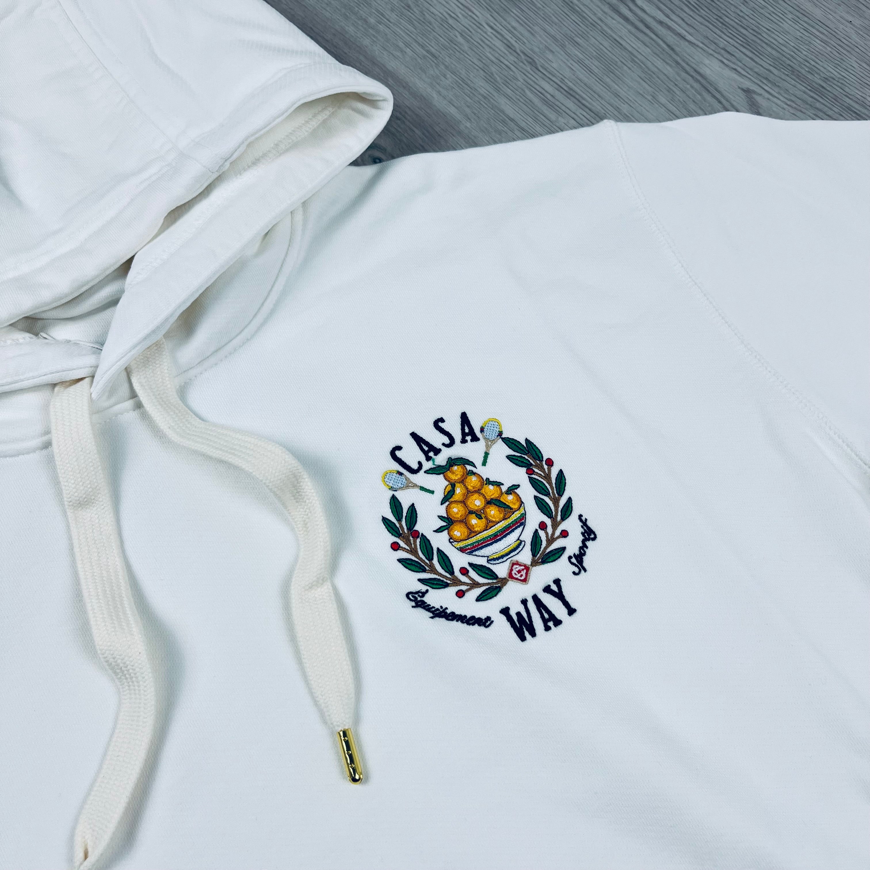 Casablanca Graphic Hoodie - White