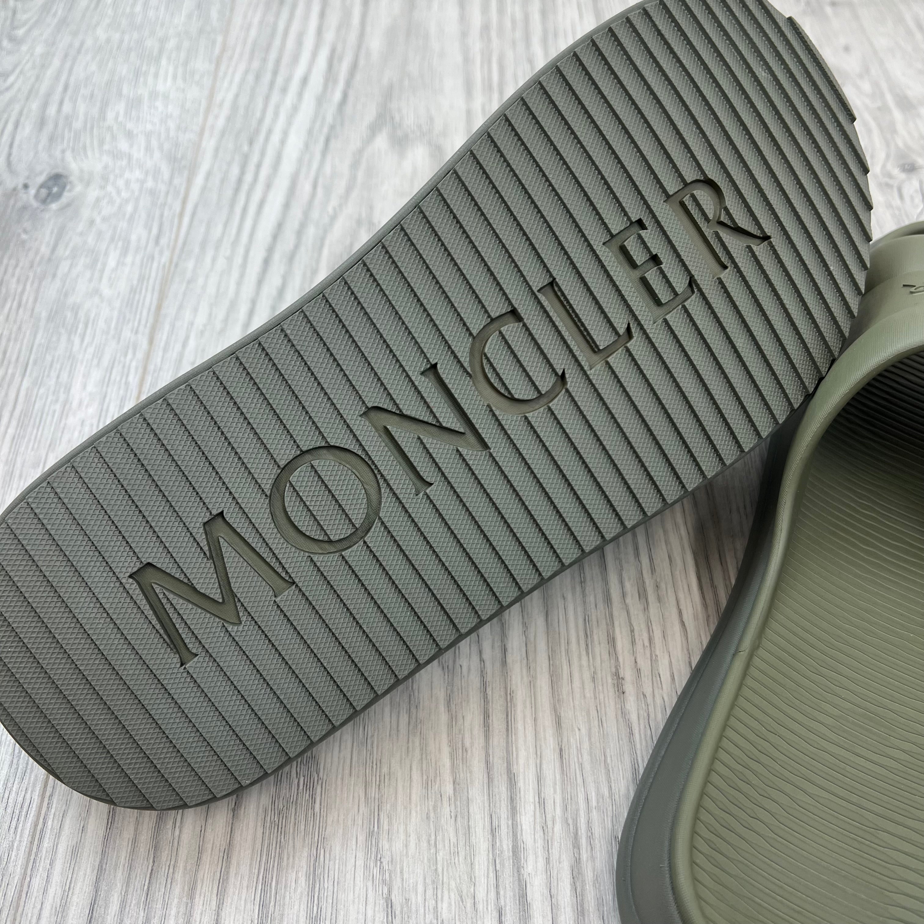 Moncler Altive Slides - Sage Green