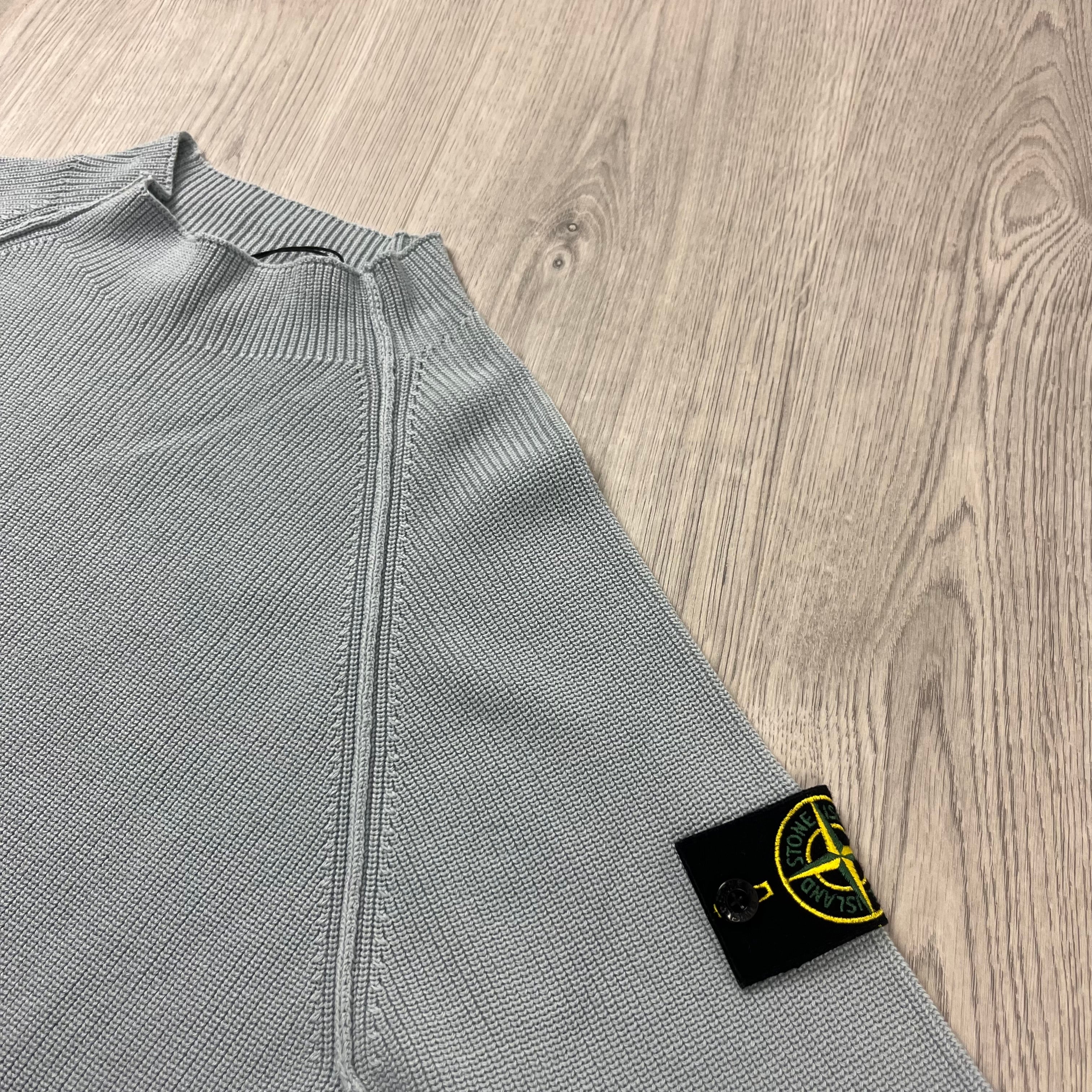 Stone Island Knit Sweatshirt - Sky Blue