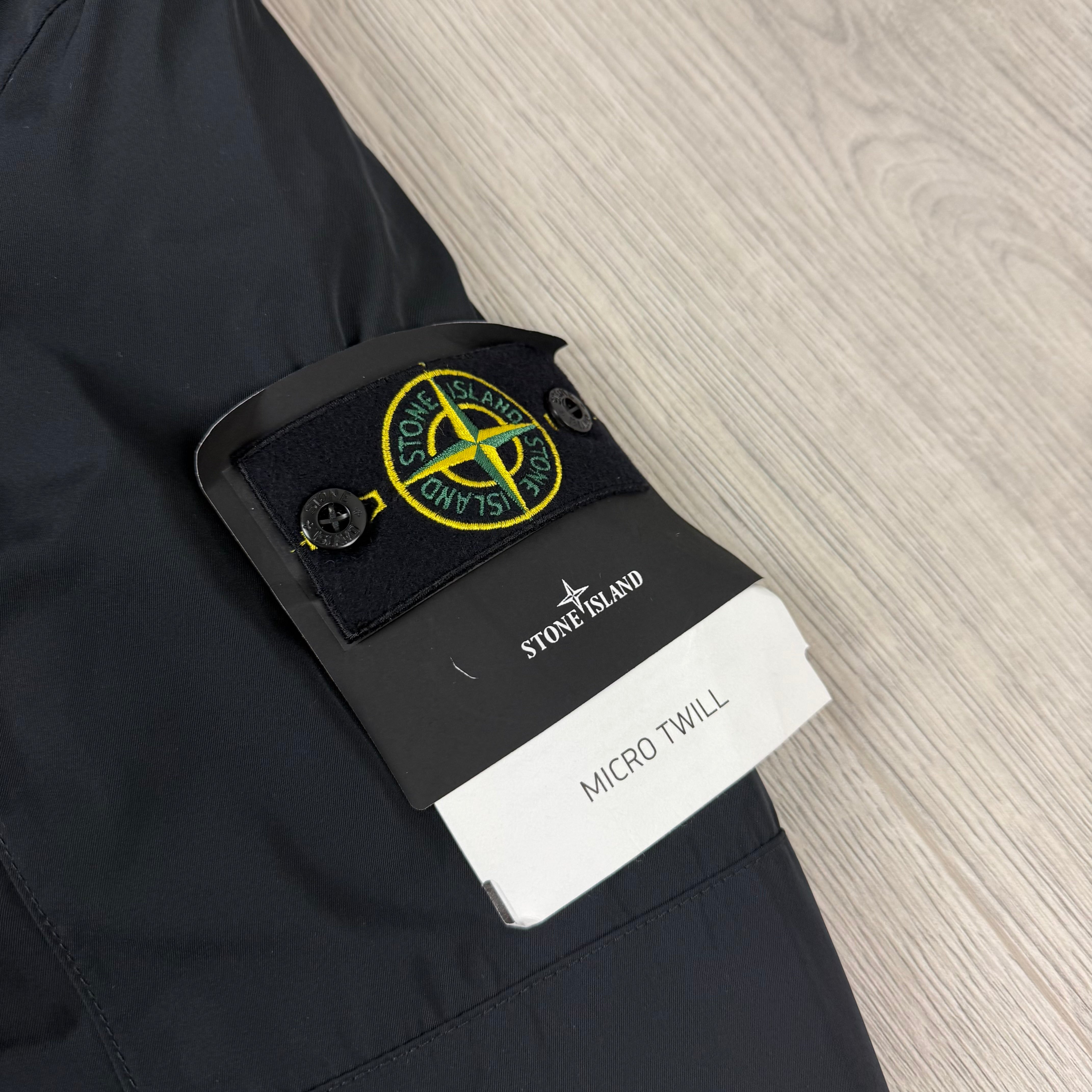 Stone Island Micro Twill Down Parka - Black