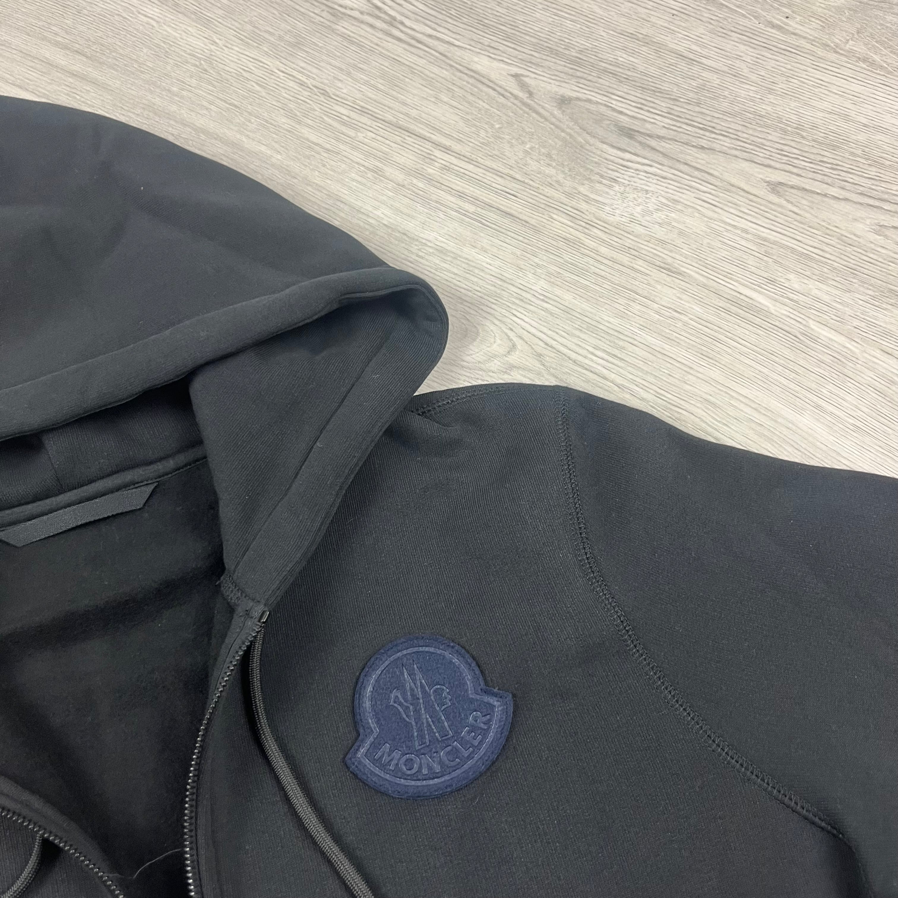 Moncler Zip Hoodie - Black