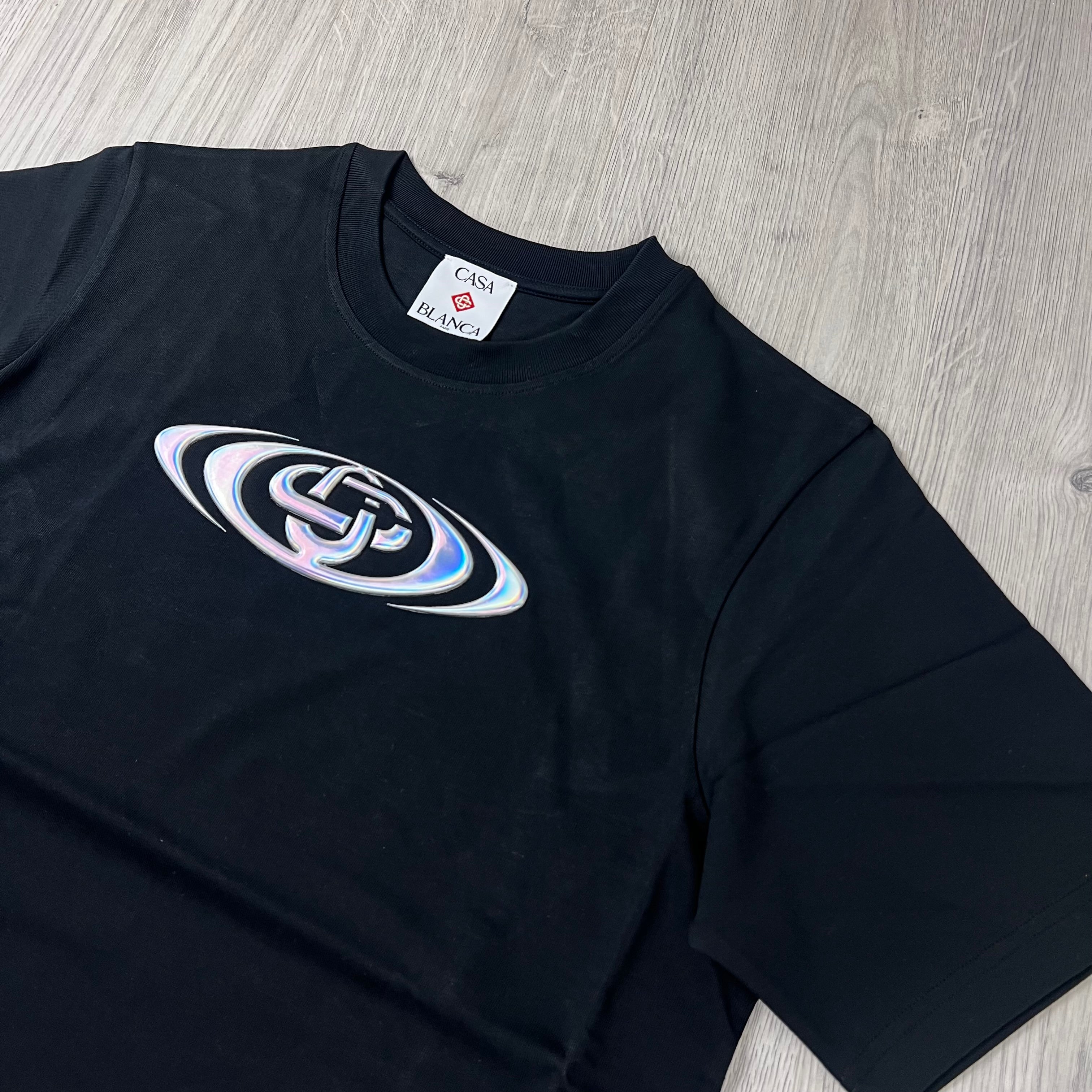 Casablanca 'Warped' T-Shirt - Black