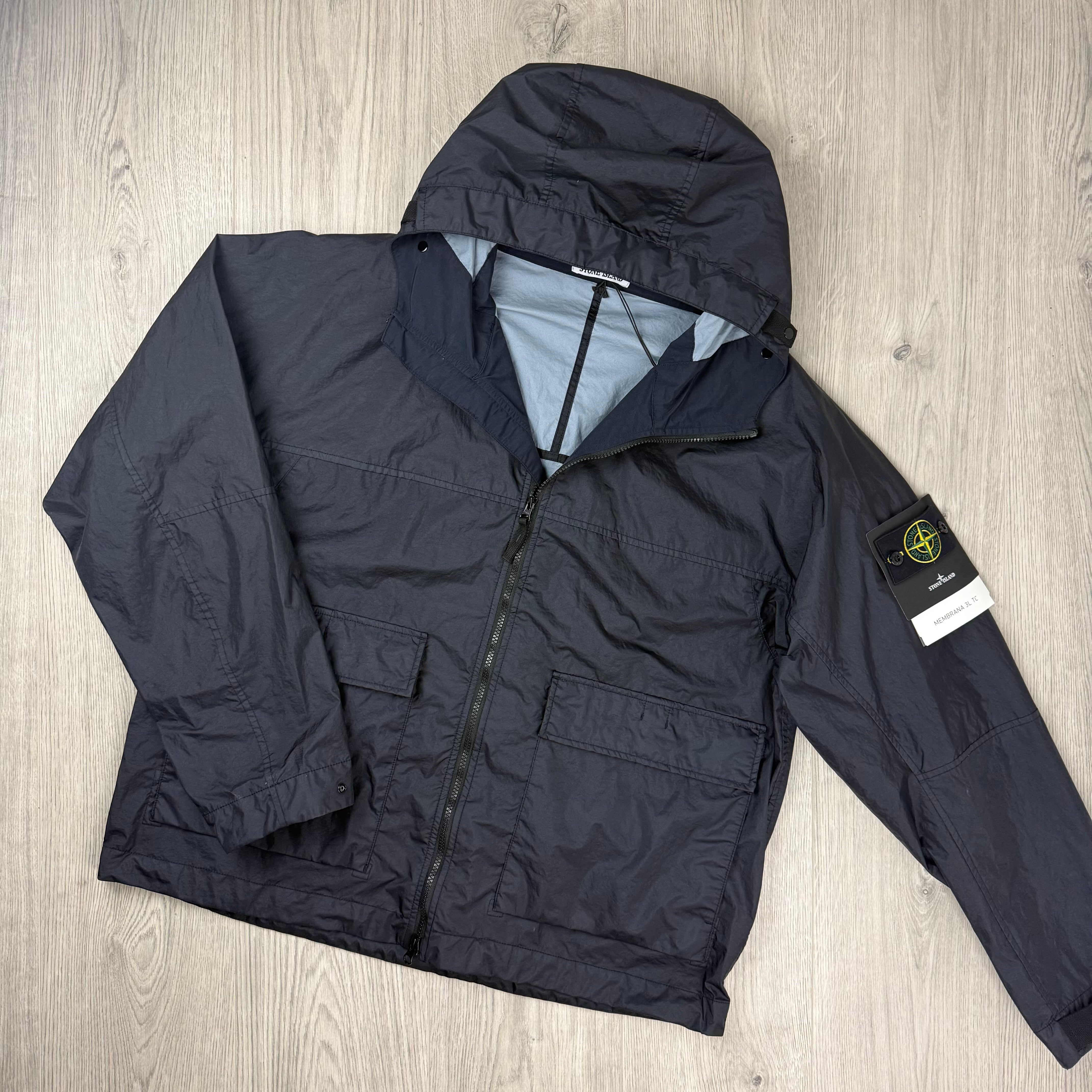 Stone Island Membrana Jacket - Navy