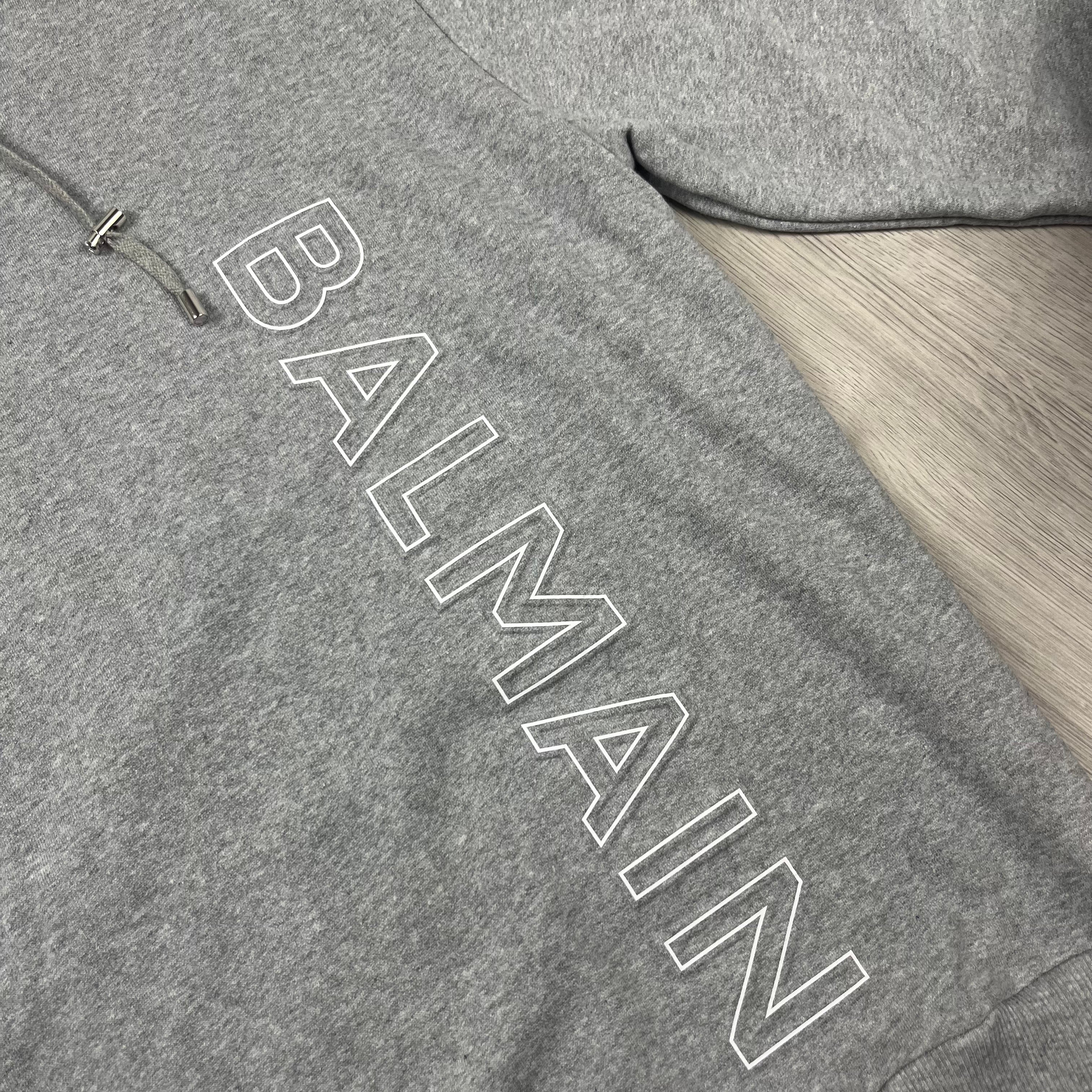 Balmain Embossed Hoodie