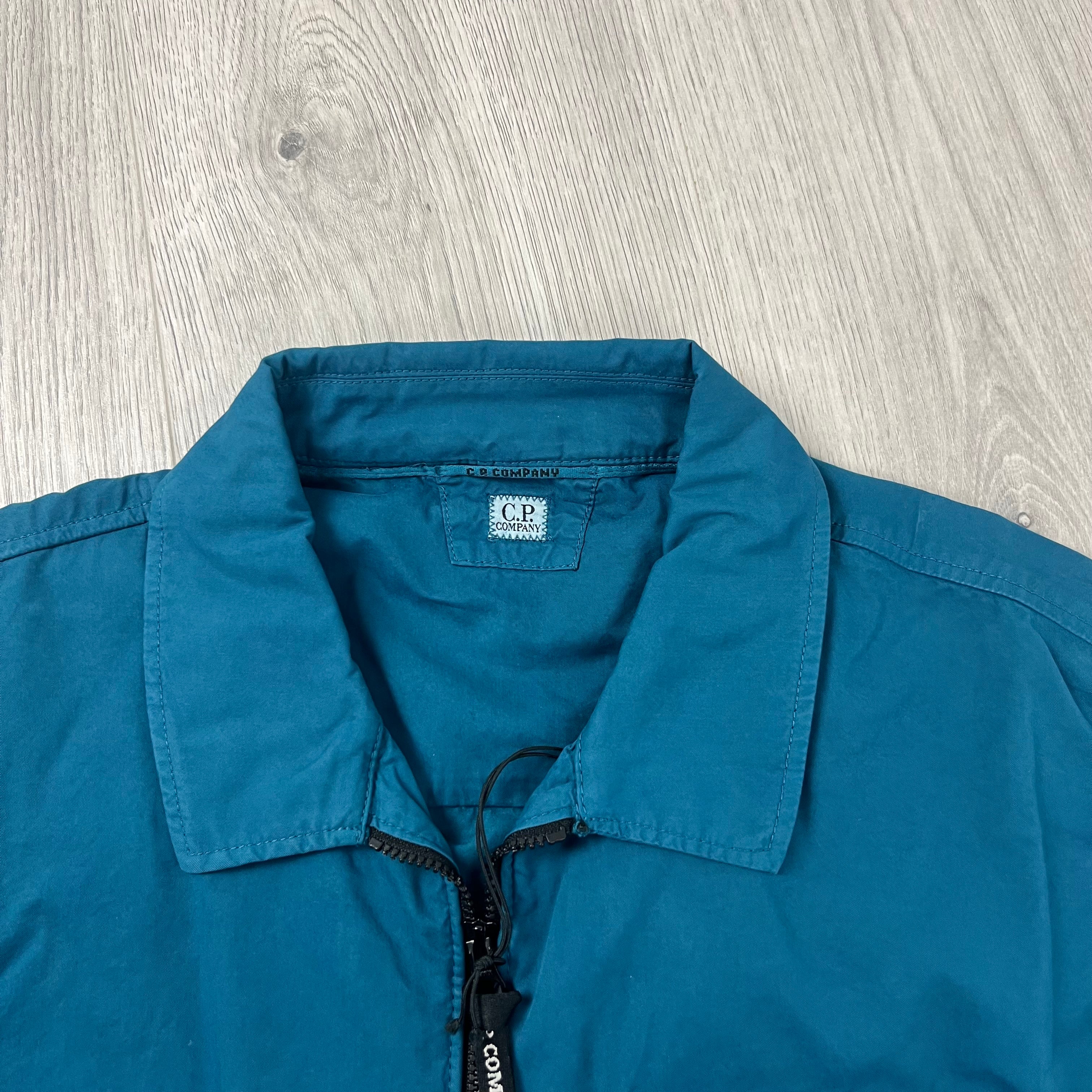 CP Company Zip Overshirt - Ink Blue