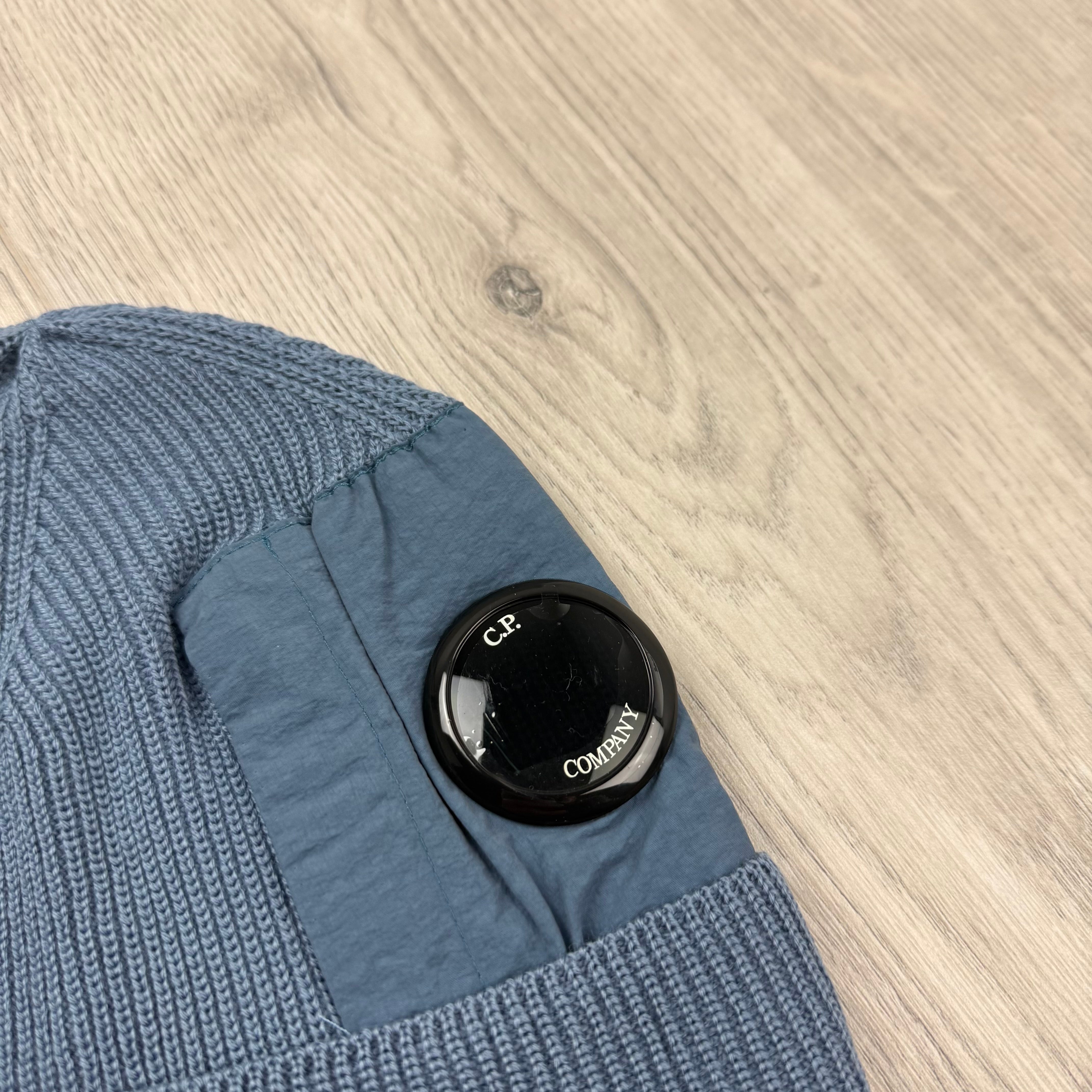 CP Company Lens Beanie - Flint Stone