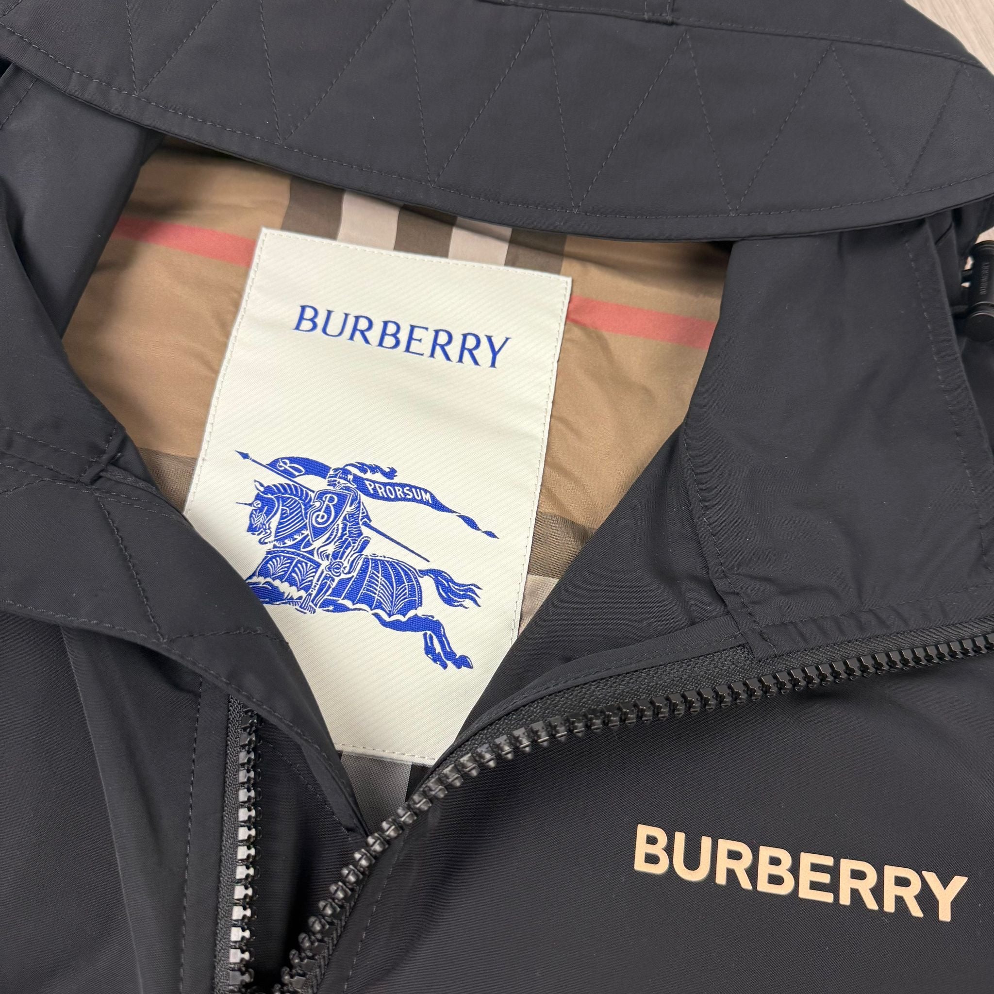 Burberry 'Hargrave' Rain Jacket - Black