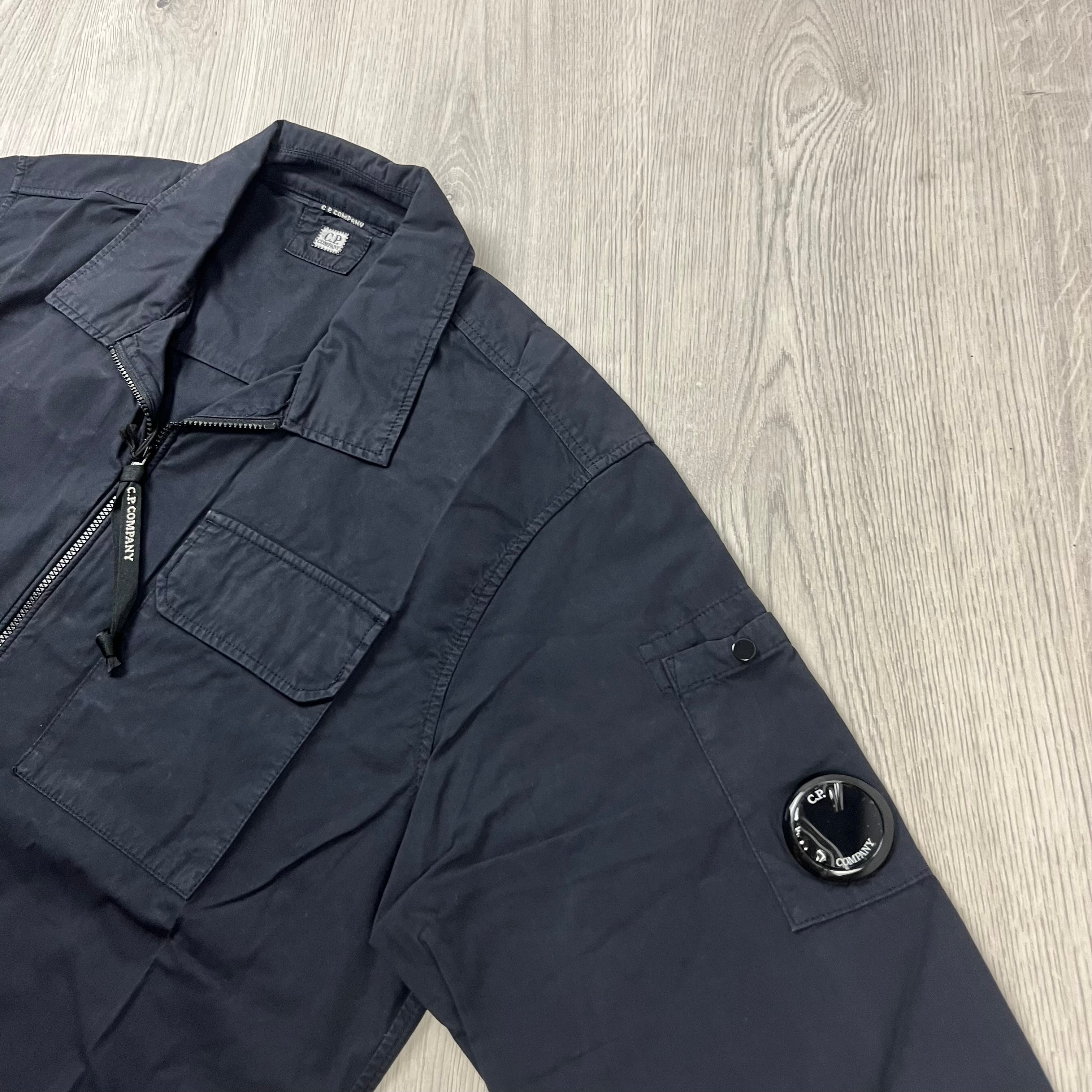 CP Company Zip Overshirt - Navy