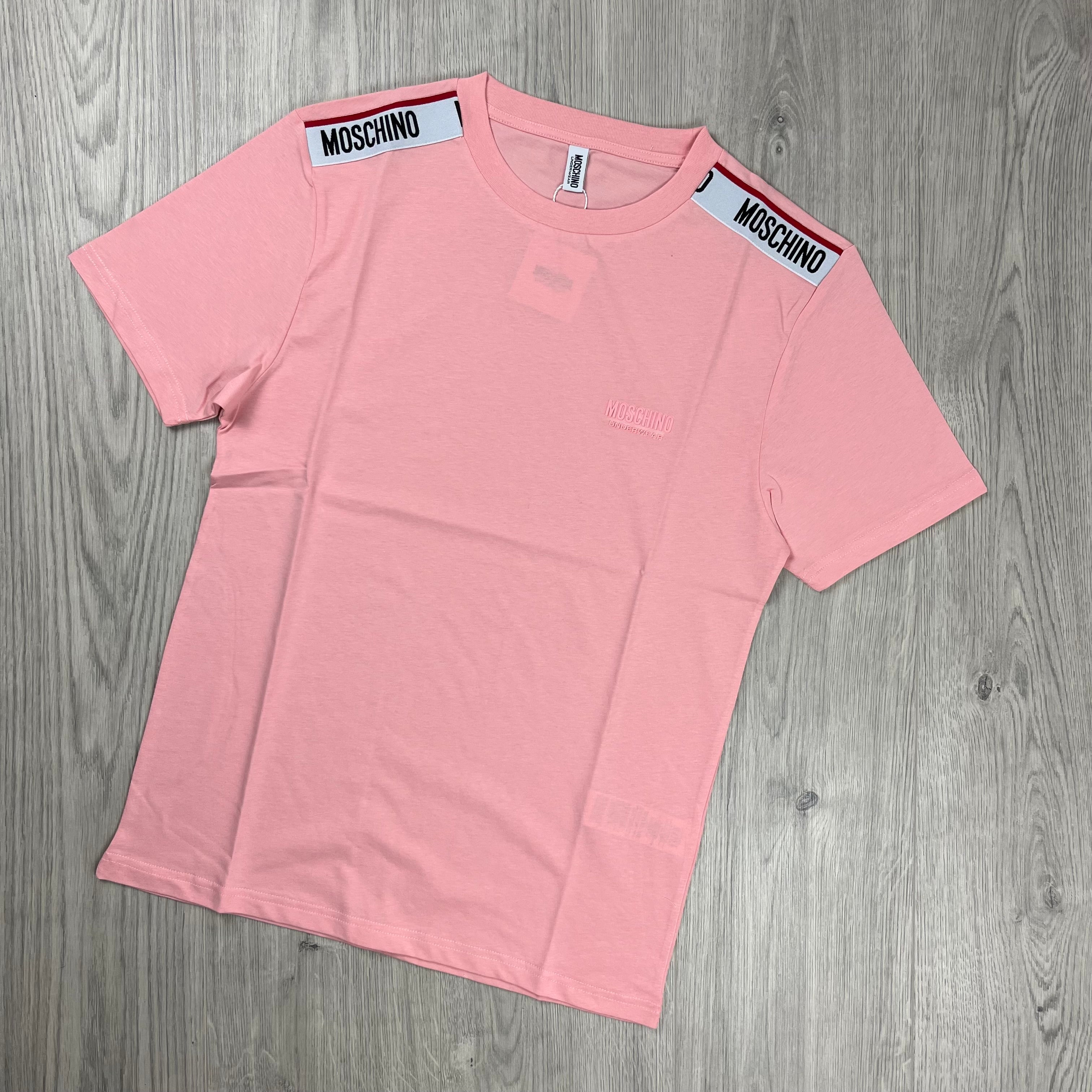 Moschino Tape T-Shirt - Pink