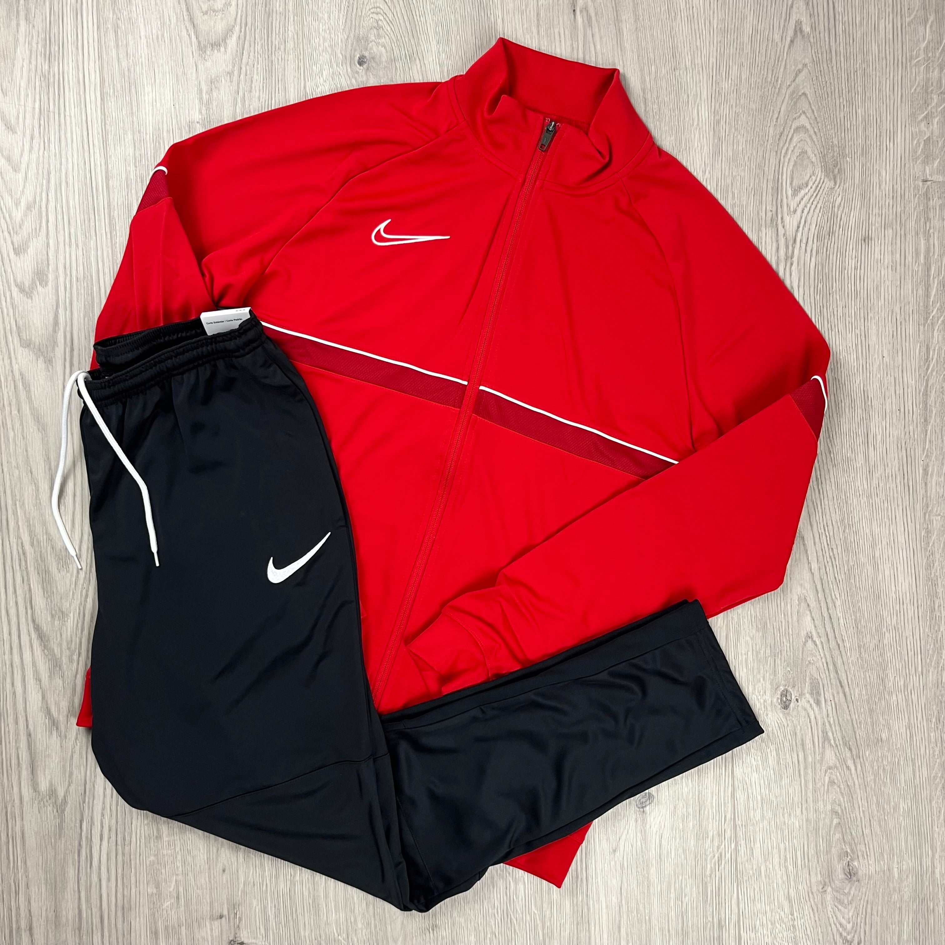 Nike Dri-Fit Tracksuit - Red/Black