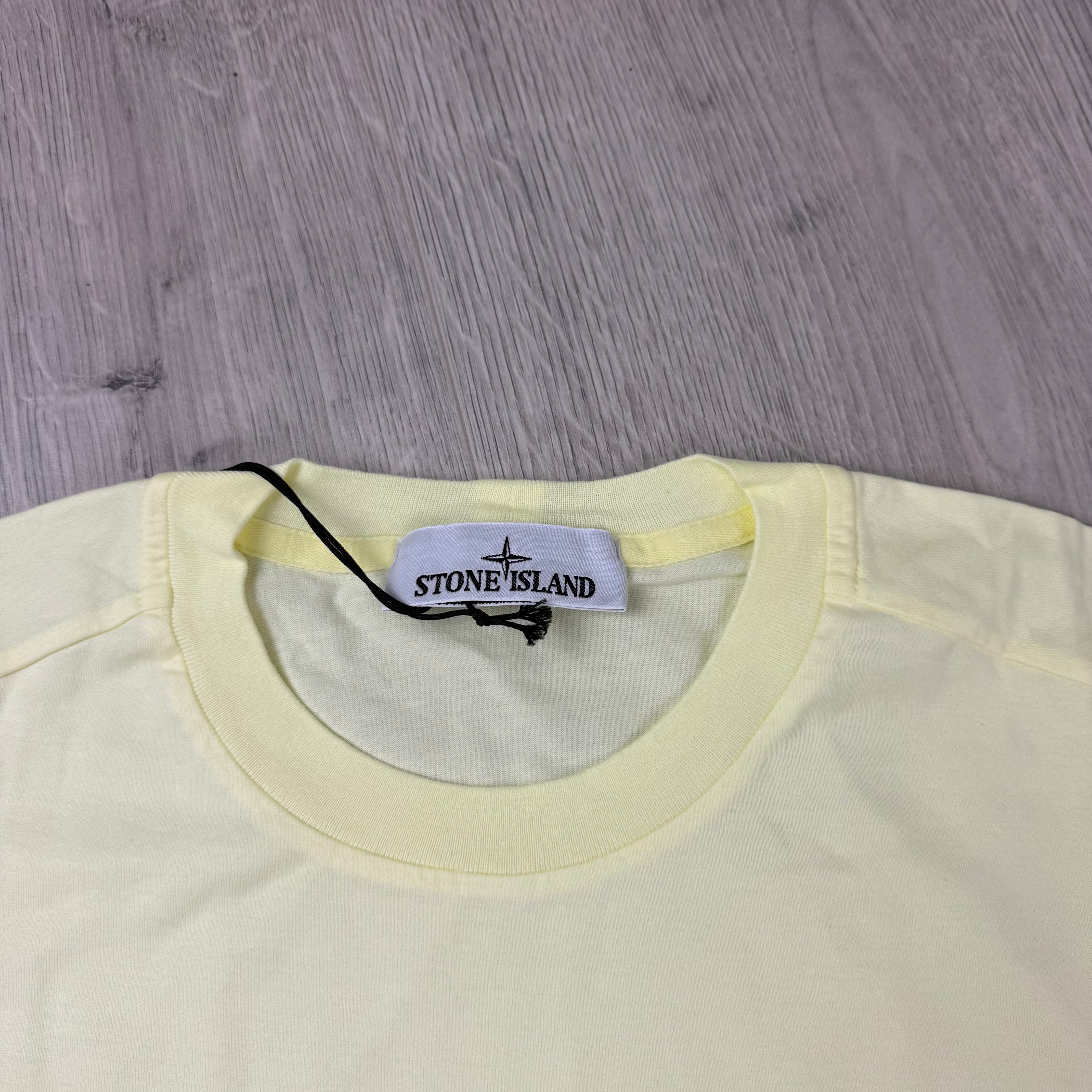 Stone Island Patch T-Shirt - Lemon