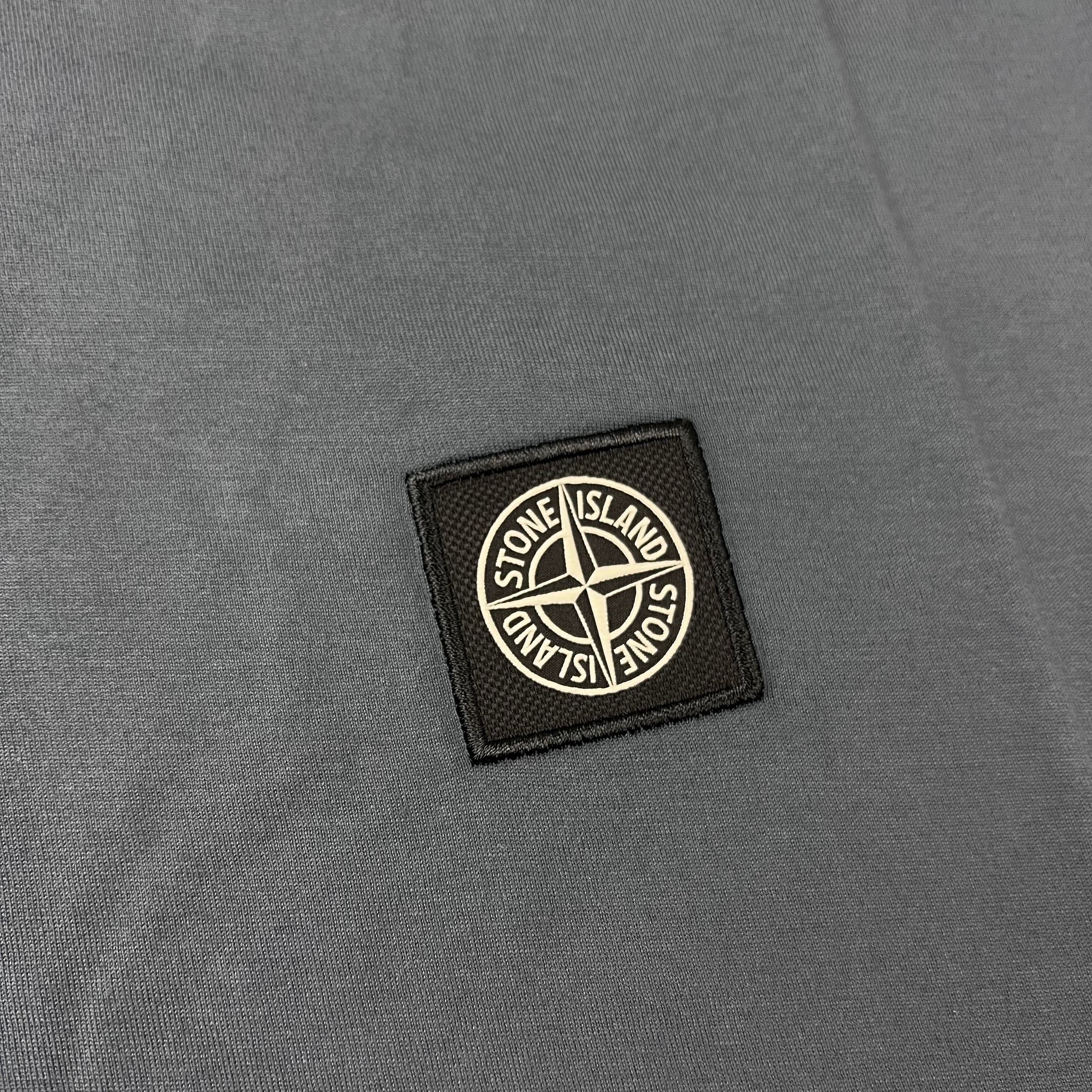 Stone Island Patch T-Shirt - Slate Blue