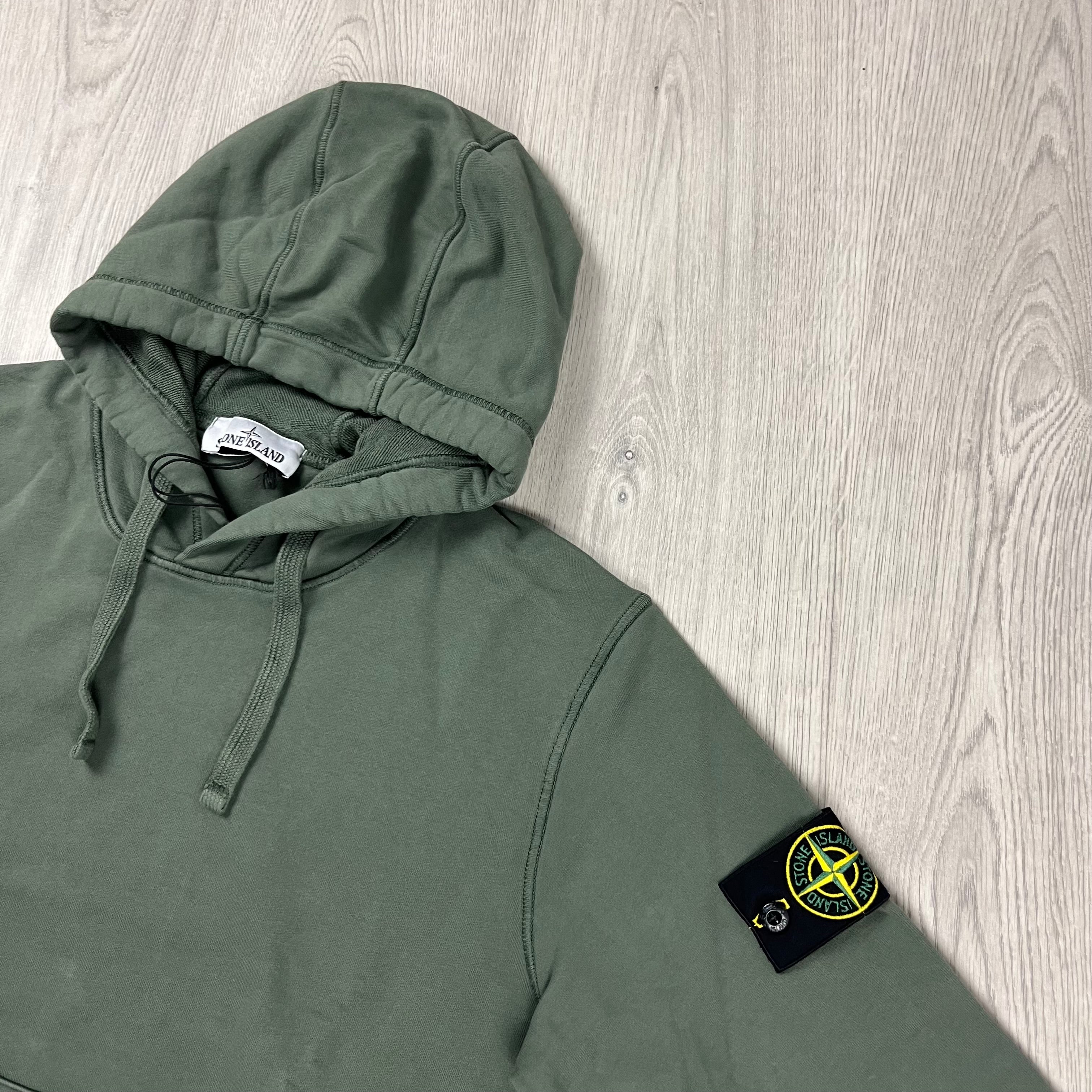 Stone Island Dyed Hoodie - Musk