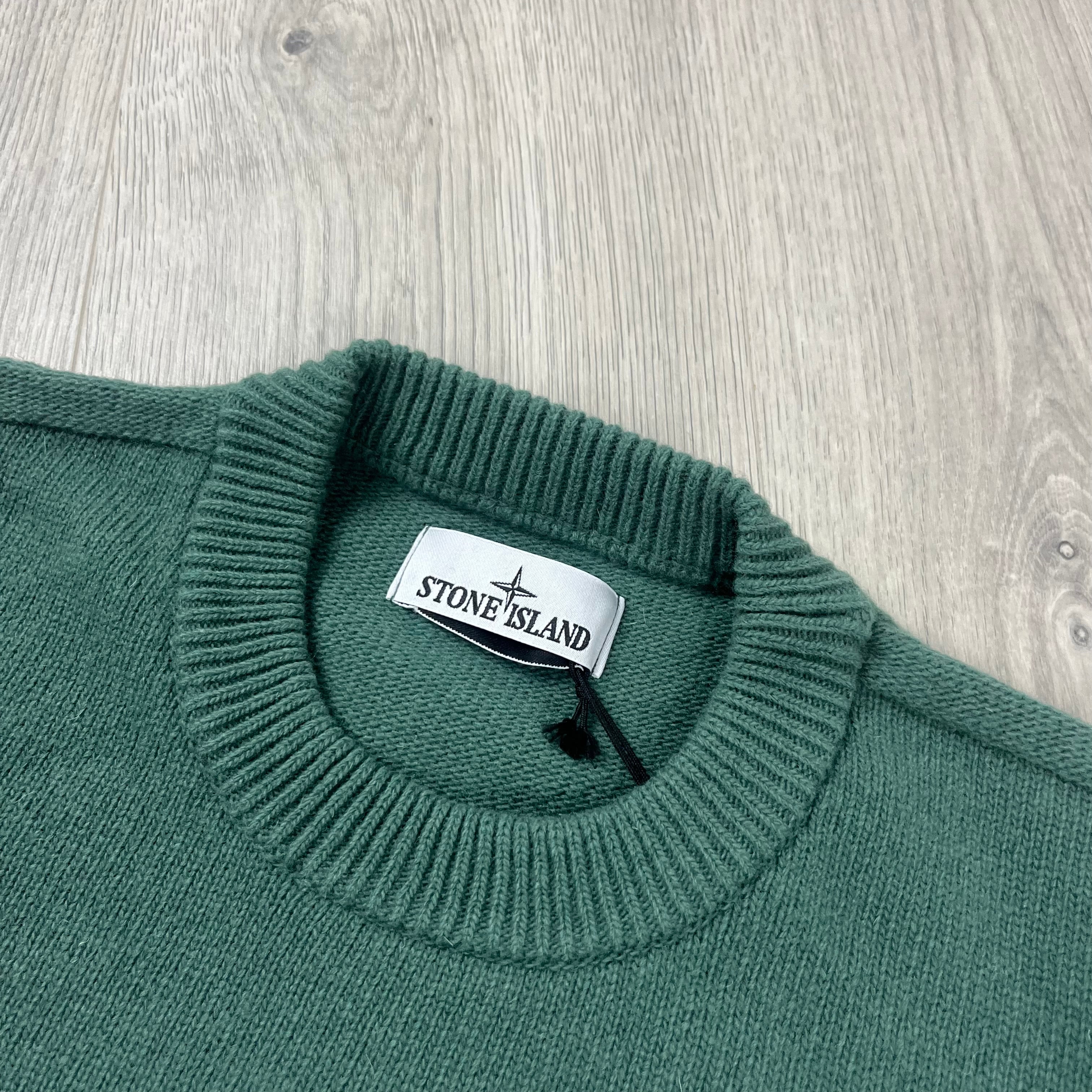 Stone Island Knit Sweatshirt - Sage Green