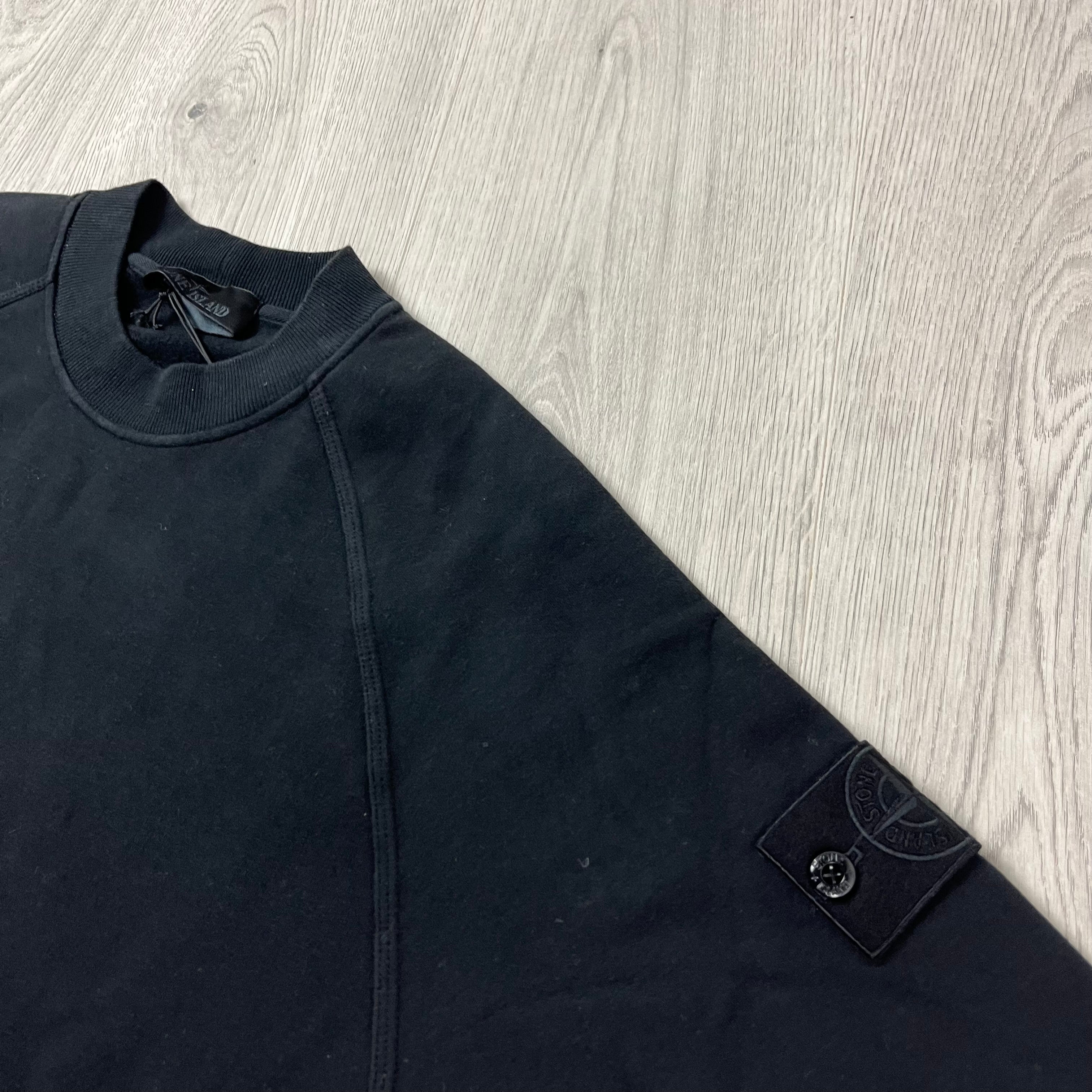 Stone Island Ghost Sweatshirt in Black. On sale at Open Attire.