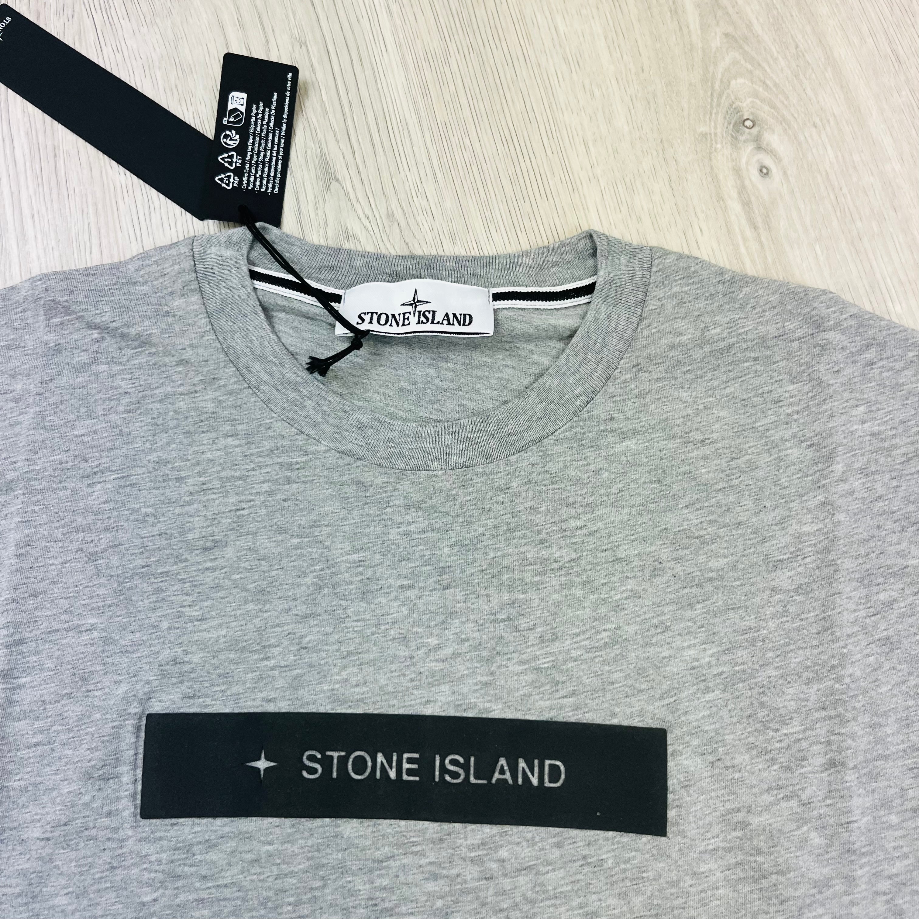 Stone Island Printed T-Shirt - Grey