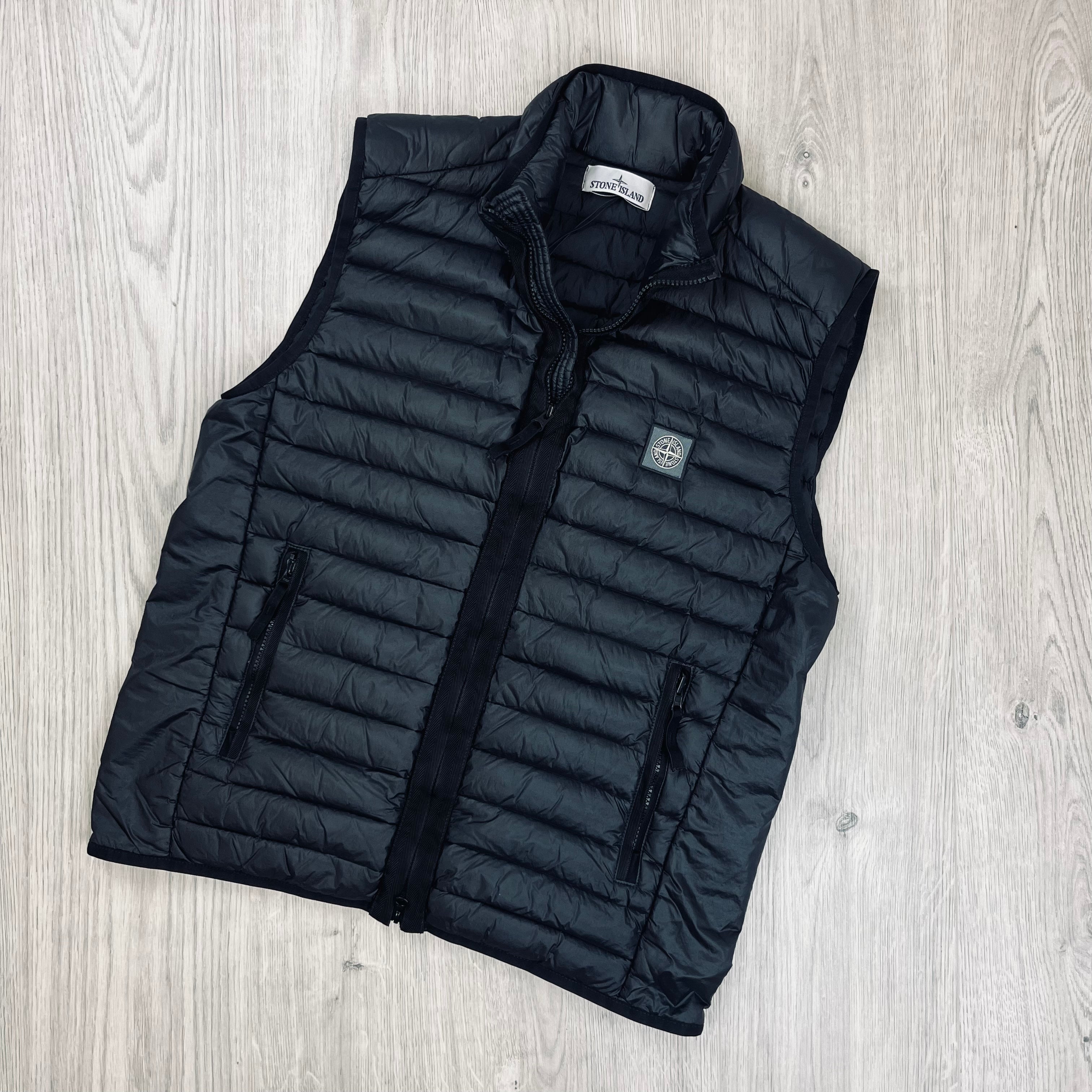 Stone Island Padded Gilet - Black