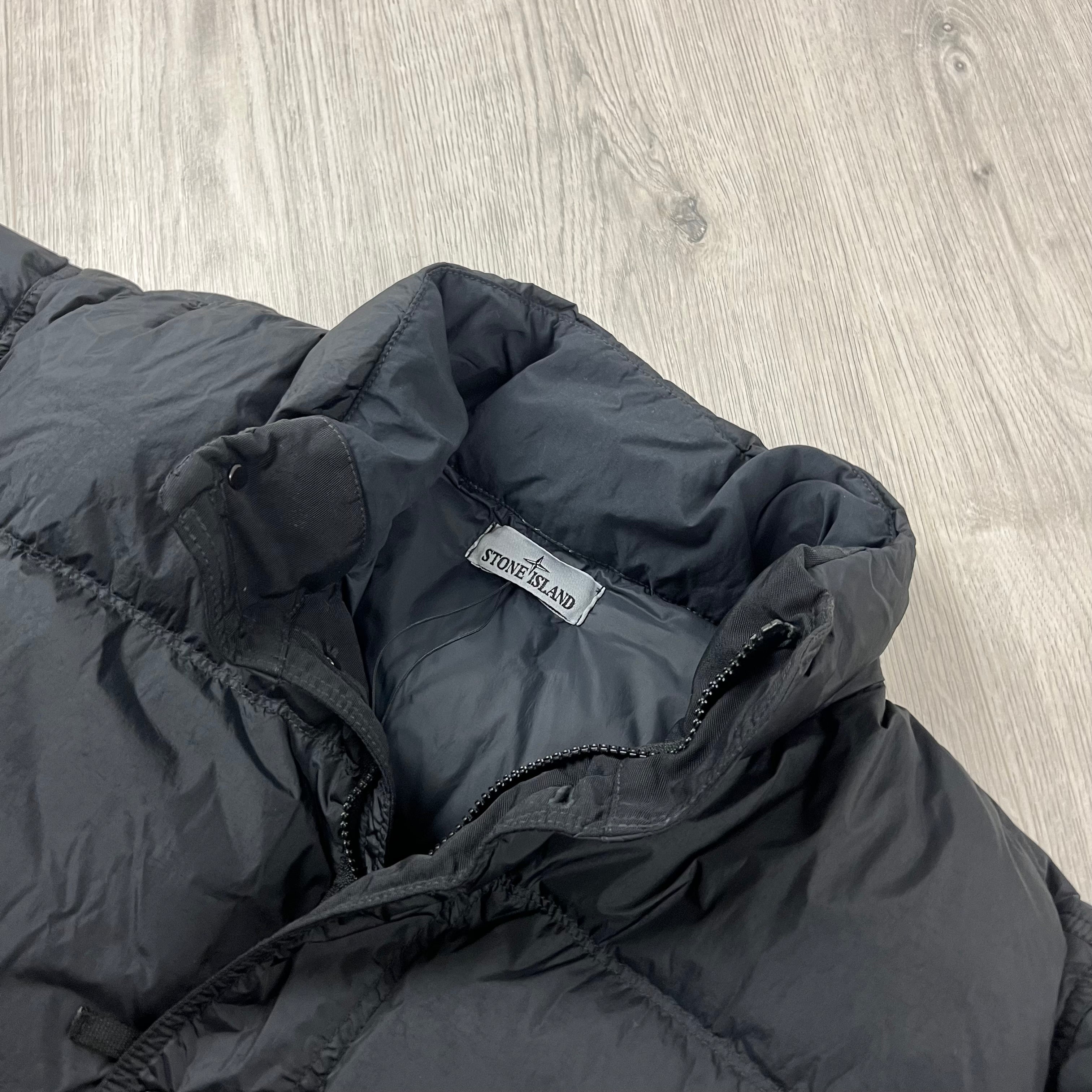 Stone Island Crinkle Reps R-Ny Blouson in Black. On sale at Open Attire.