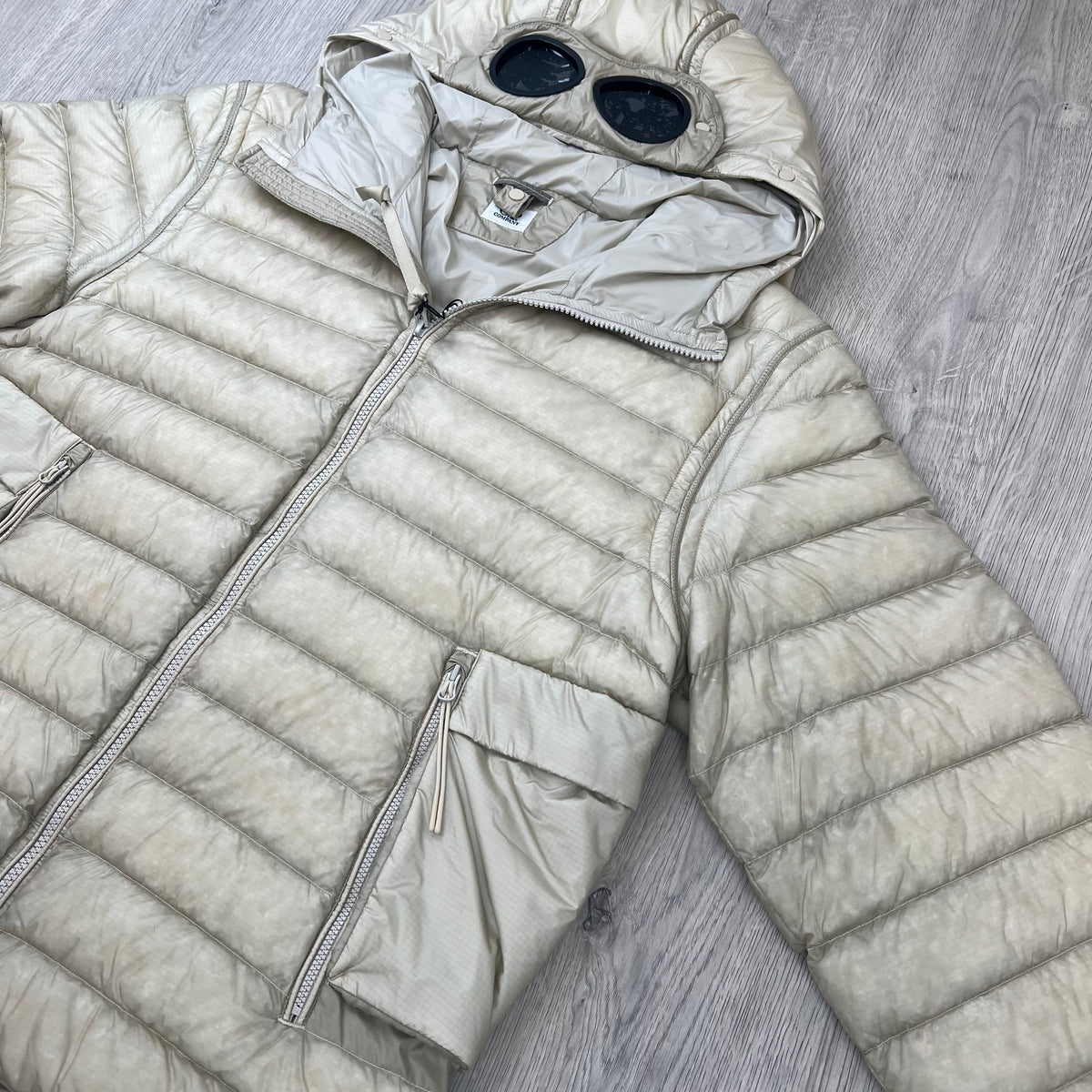 CP Company D.D. Goggle Jacket - Silver Birch