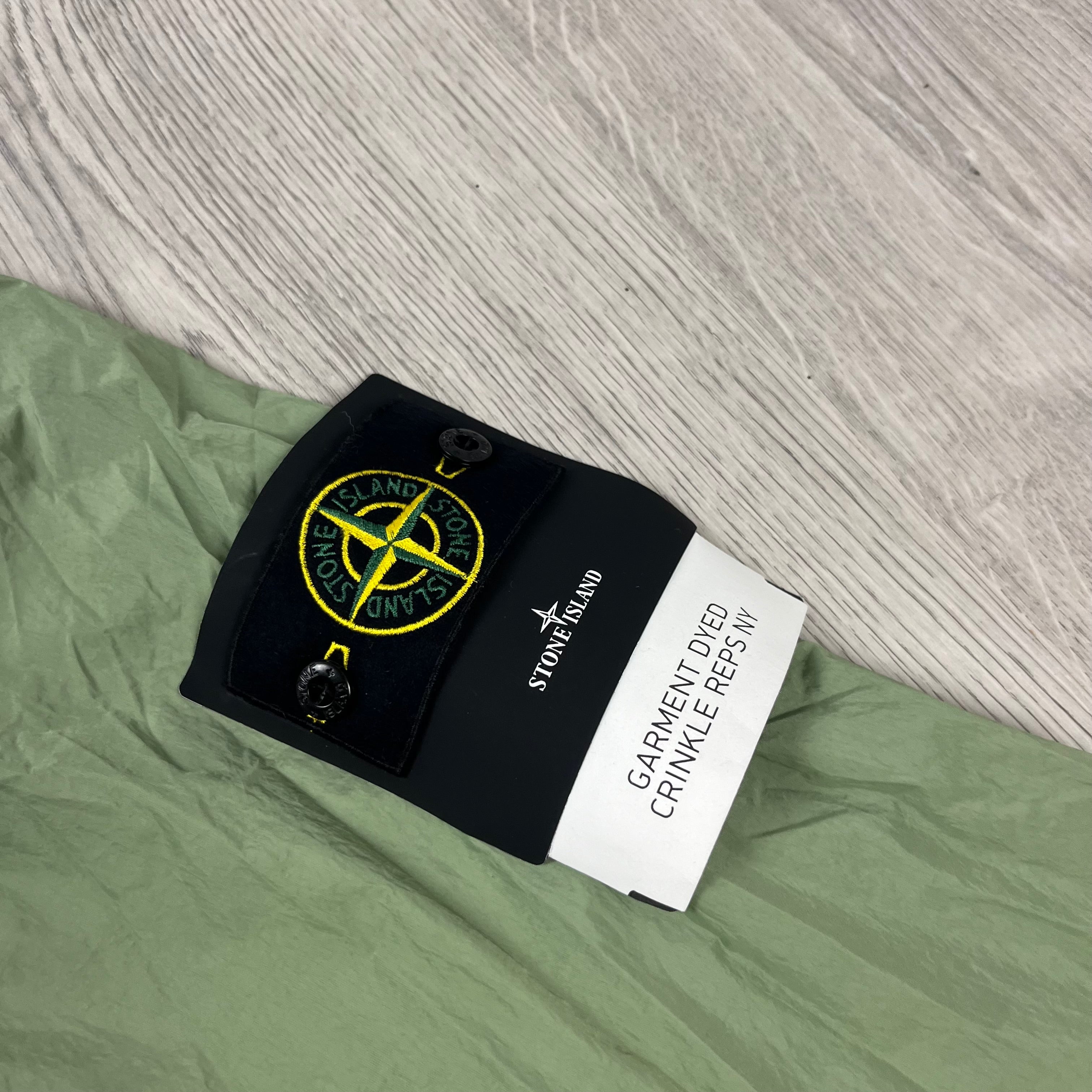 Stone Island Crinkle Reps Jacket - Sage Green