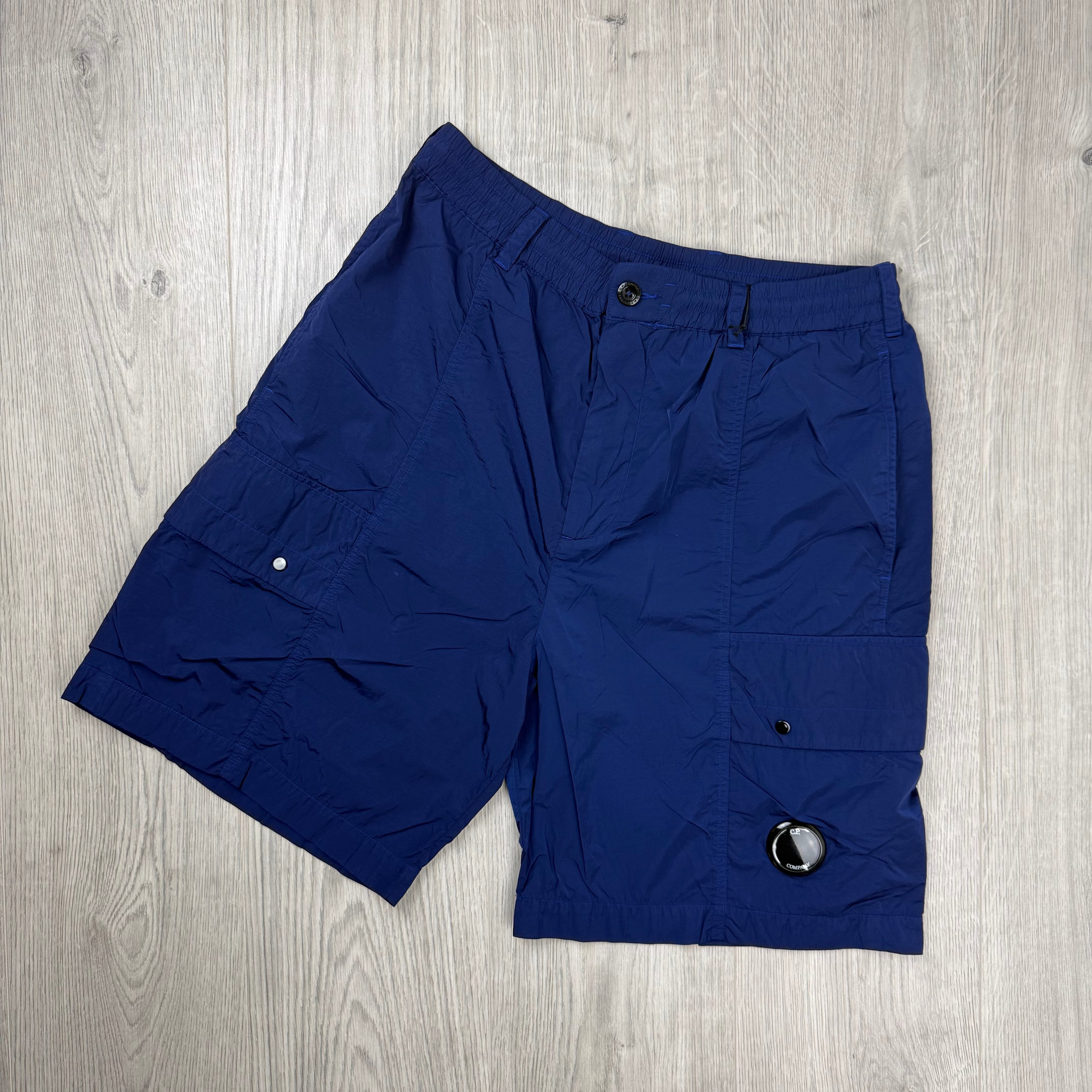 CP Company Boxy Chrome-R Cargo Shorts - Blueprint