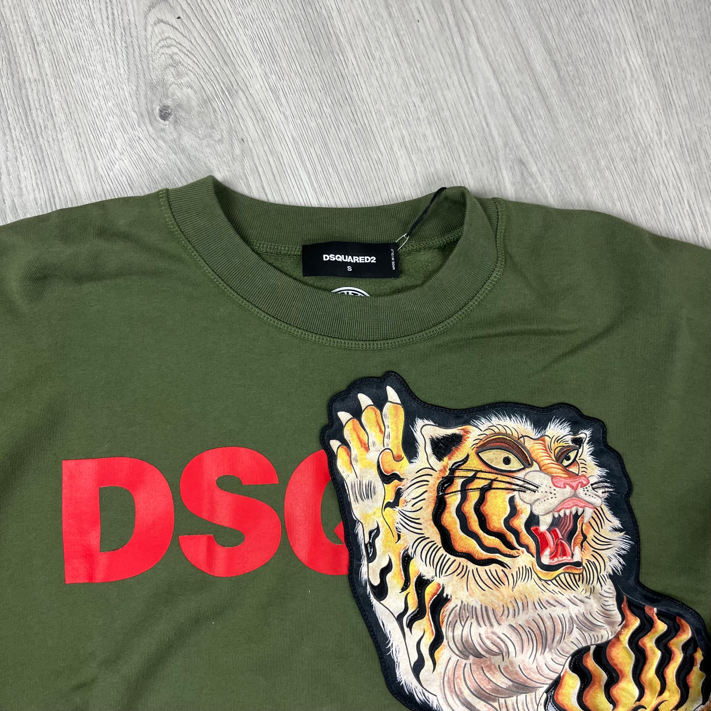 DSQUARED2 Oversized Sweatshirt - Khaki